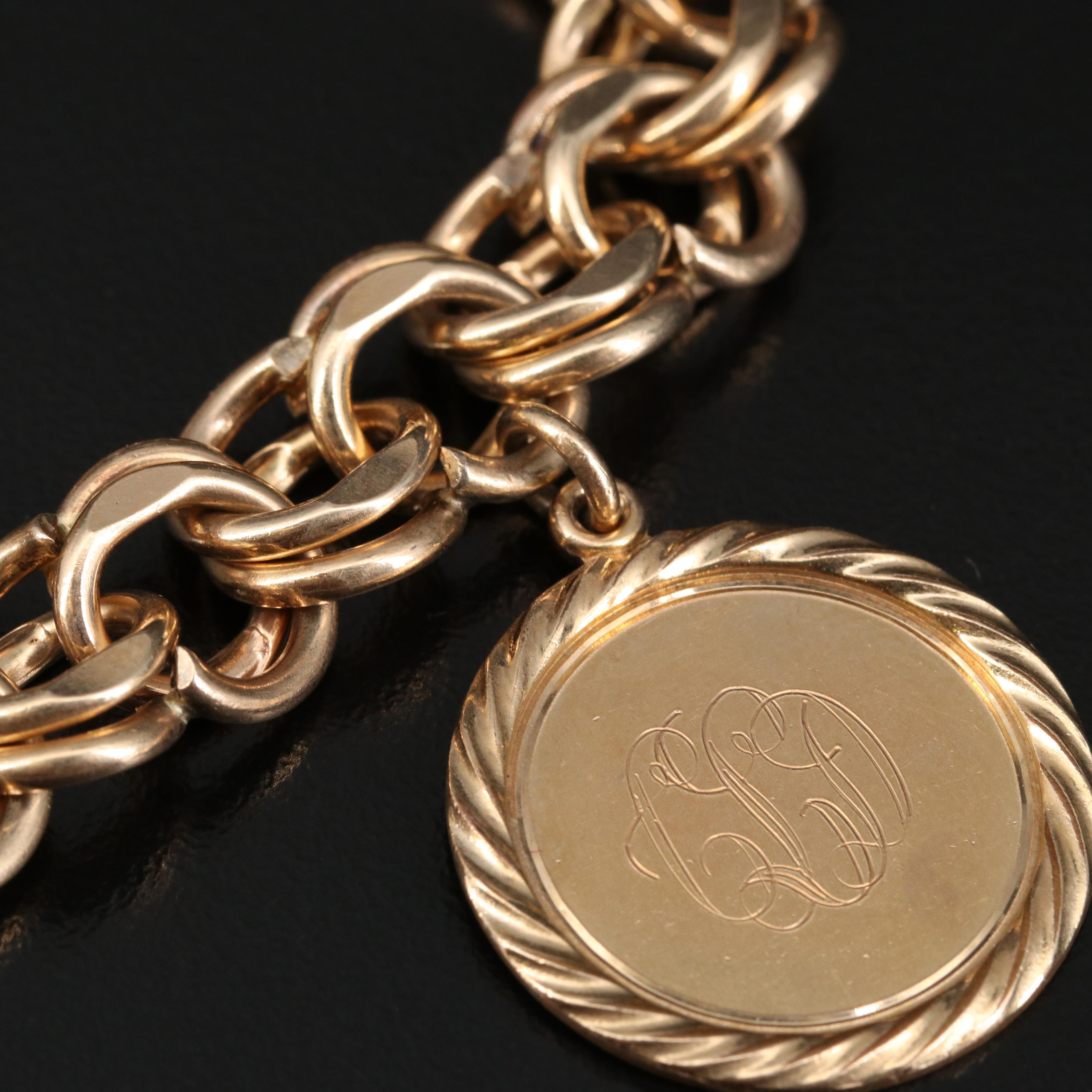 Vintage Gold Filled Charm Bracelets