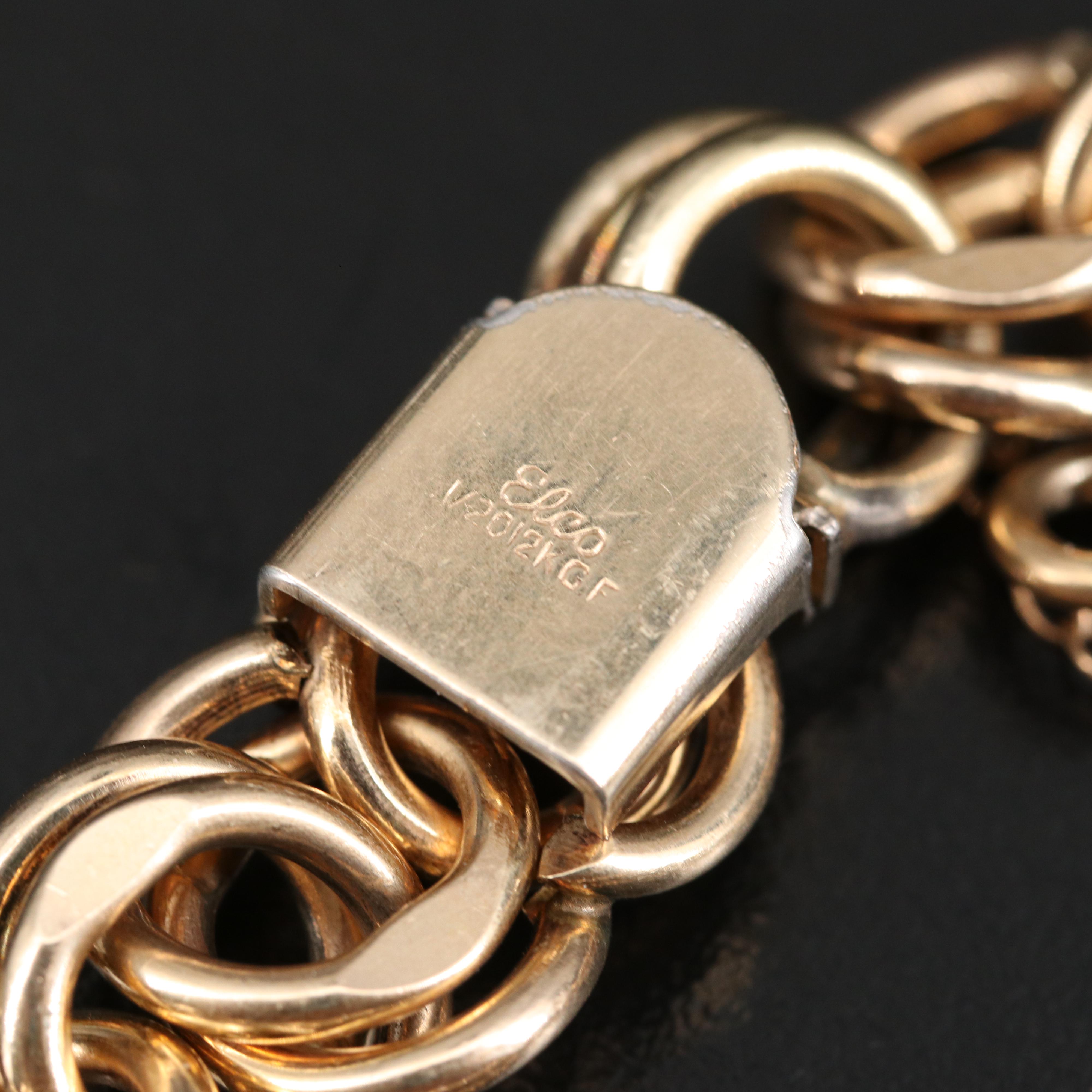 Vintage Gold Filled Charm Bracelets