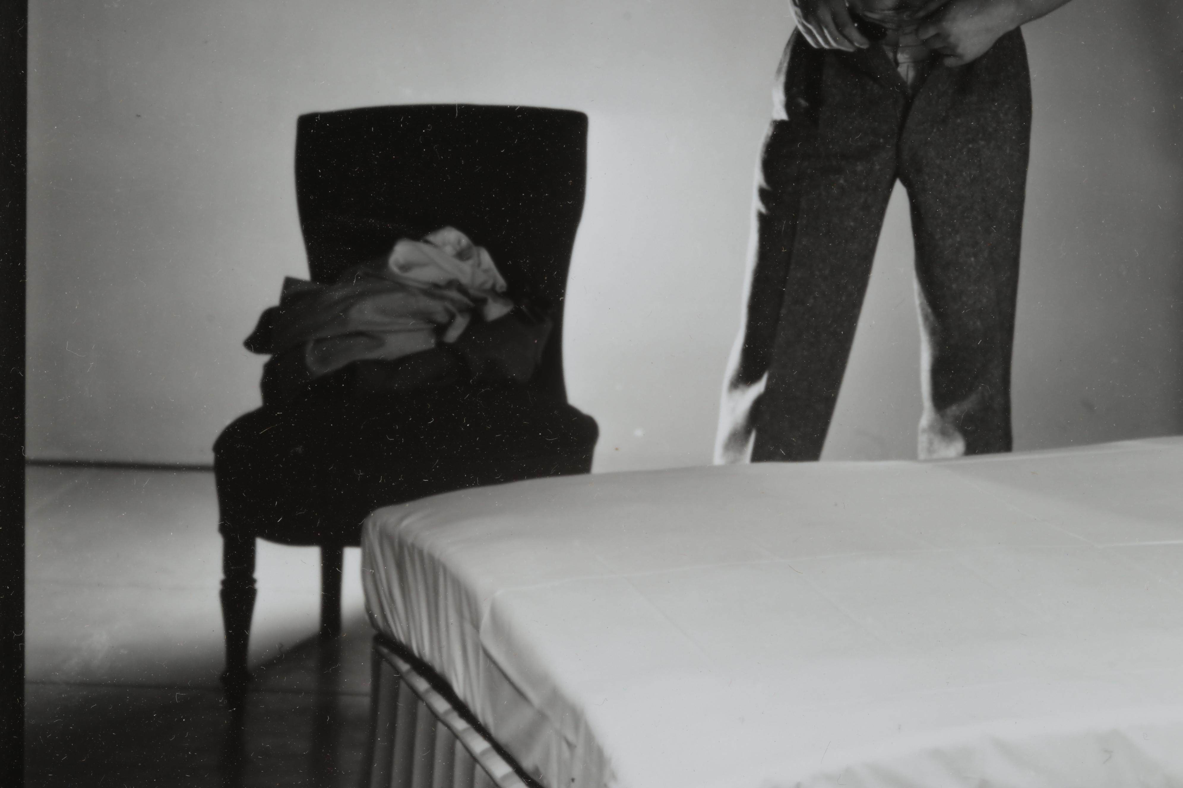 George Platt Lynes Silver Gelatin Print of Undressing Male Figures