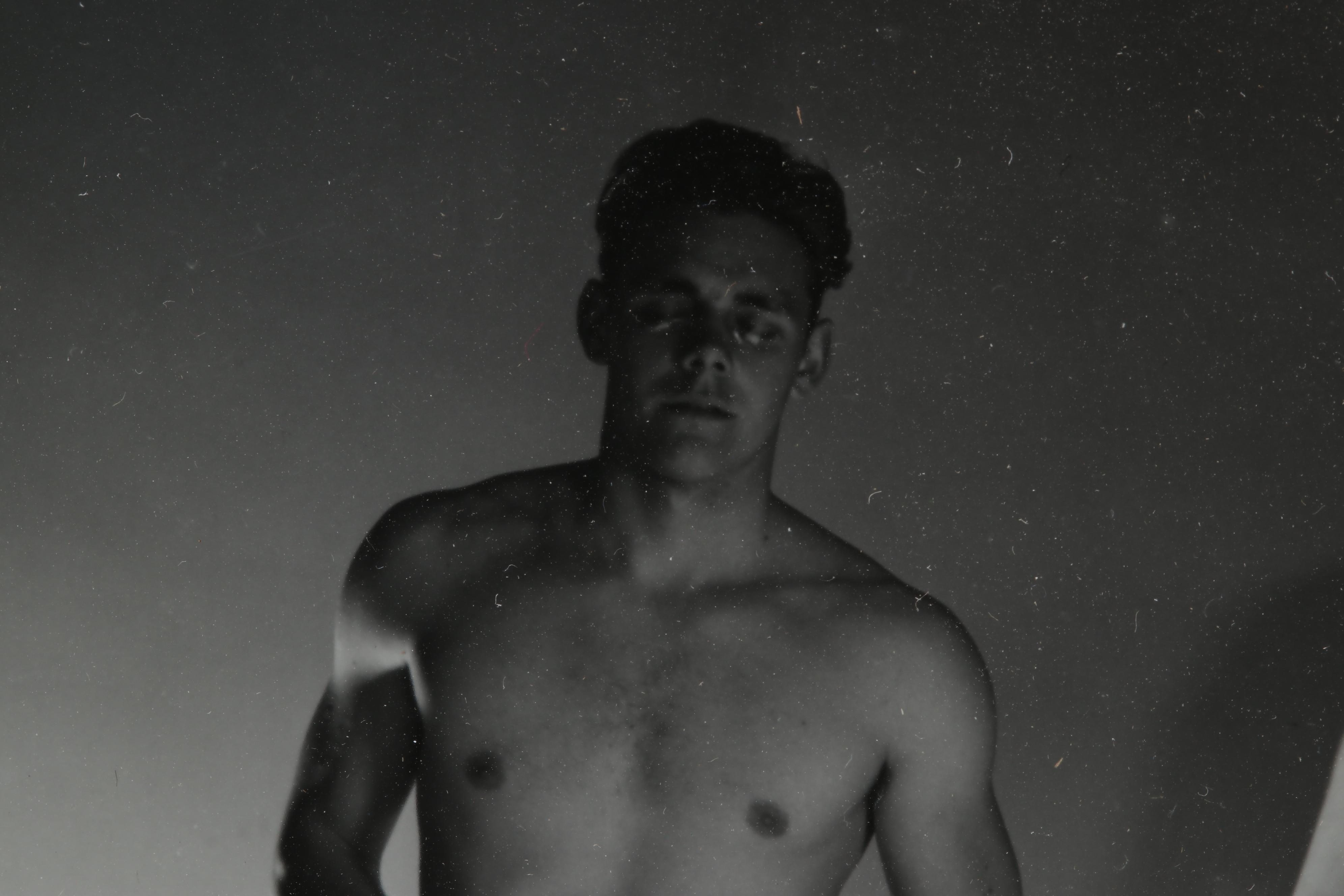 George Platt Lynes Silver Gelatin Print of Undressing Male Figures