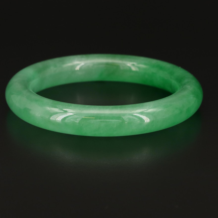 Jadeite Hololith Bangle