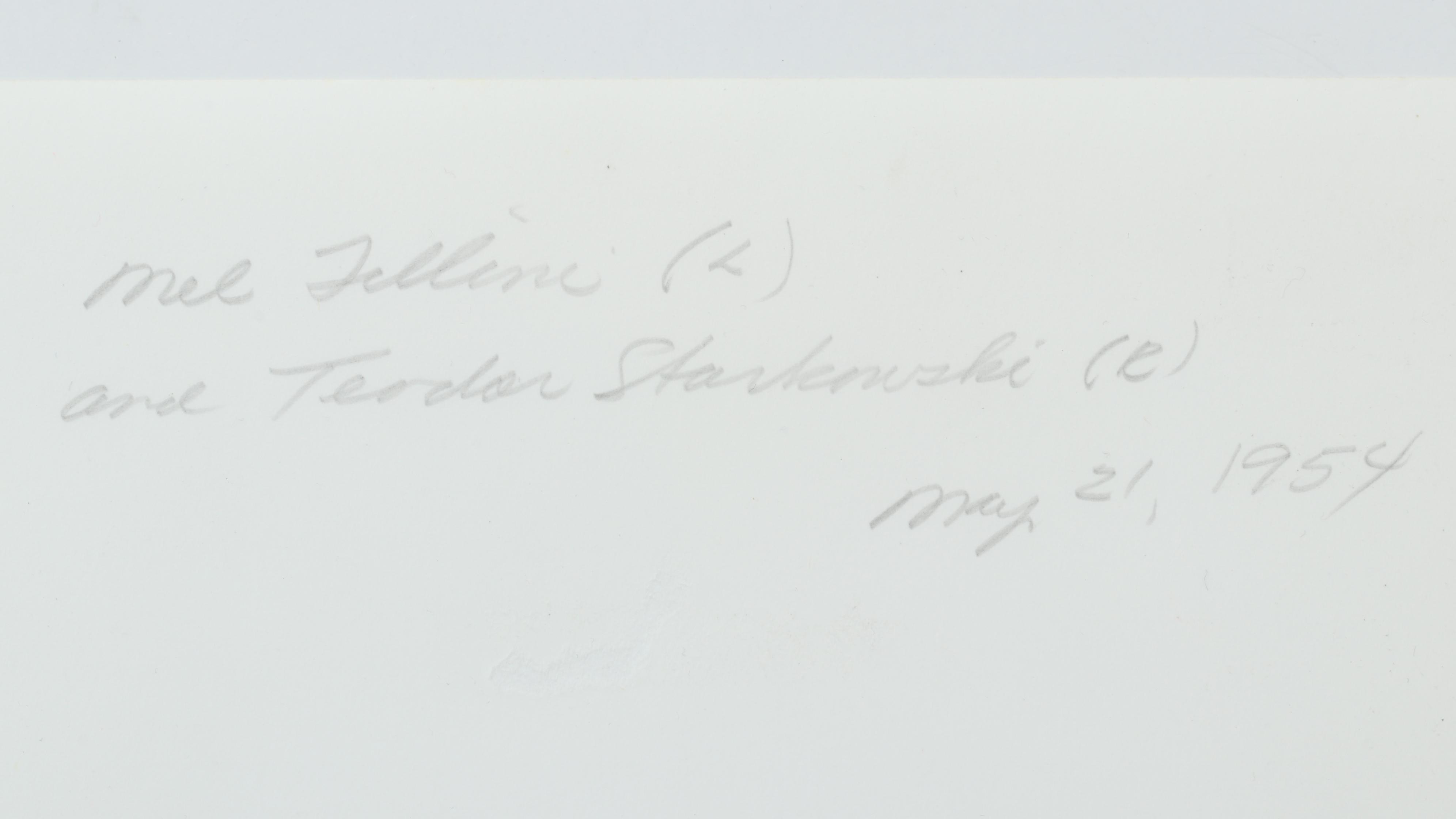 George Platt Lynes Silver Gelatin Print "Mel Fellini and Teodor Starkowski"