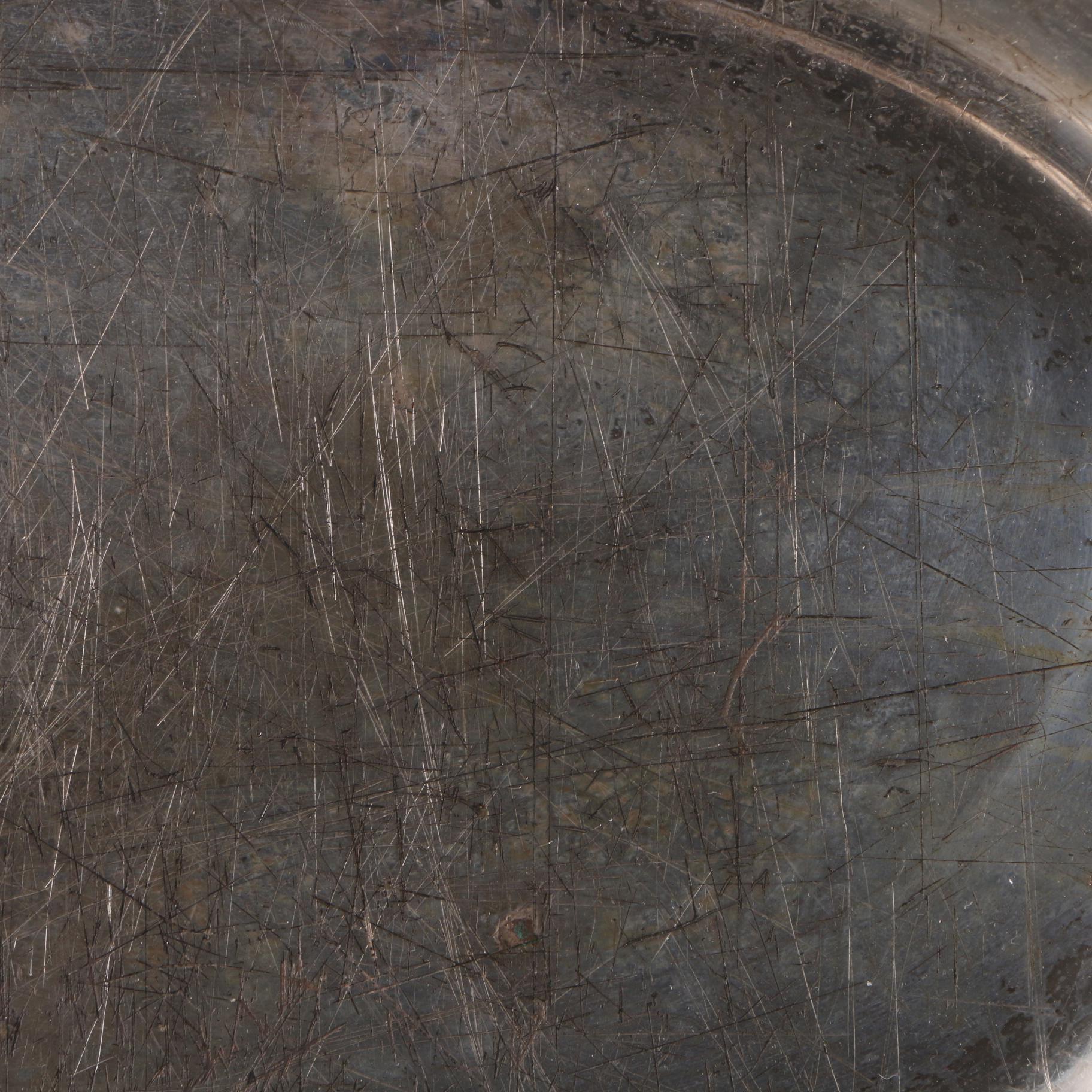 E. G. Webster & Son Tray, Ellis Barker Crumb Catcher and Silver Plated Tools