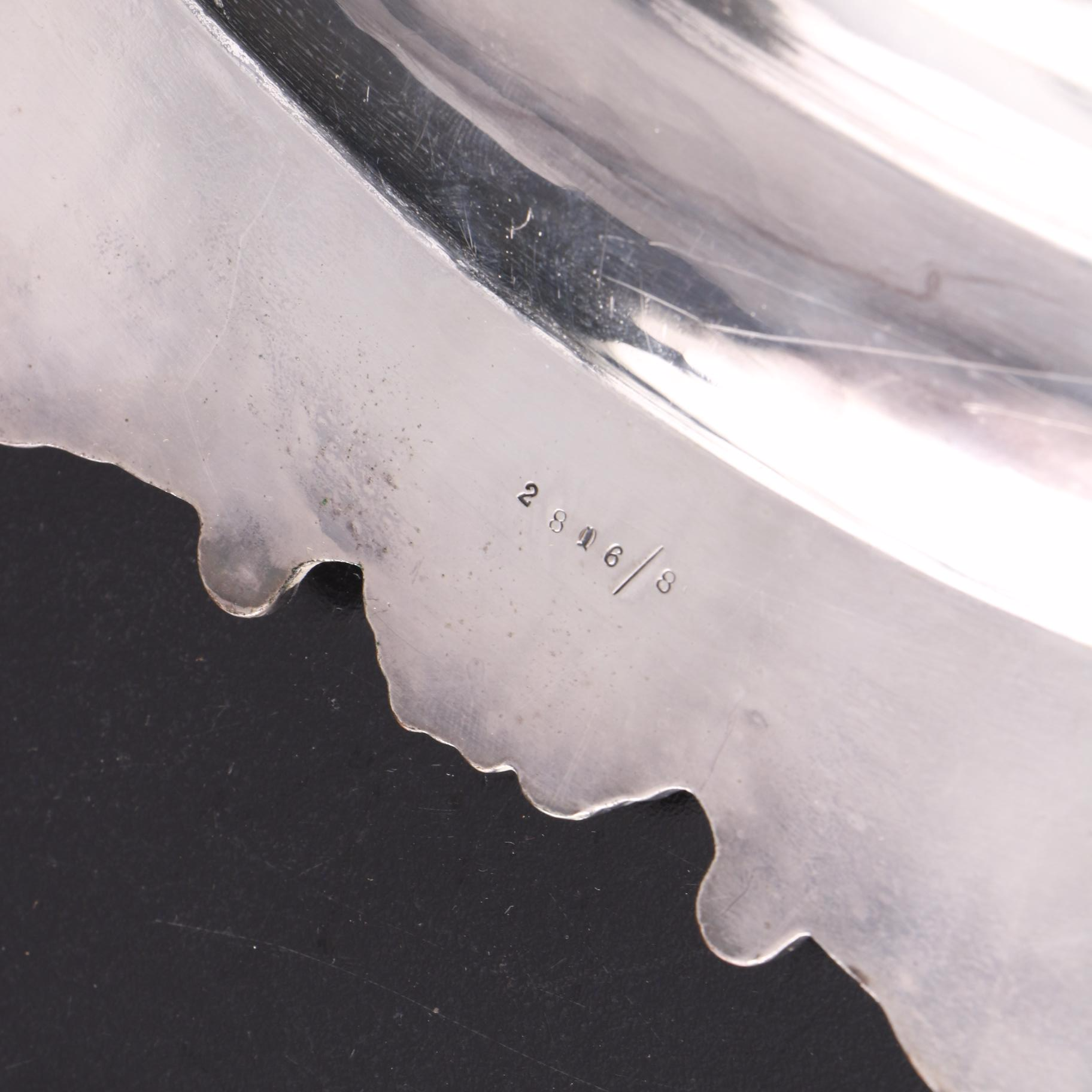 E. G. Webster & Son Tray, Ellis Barker Crumb Catcher and Silver Plated Tools