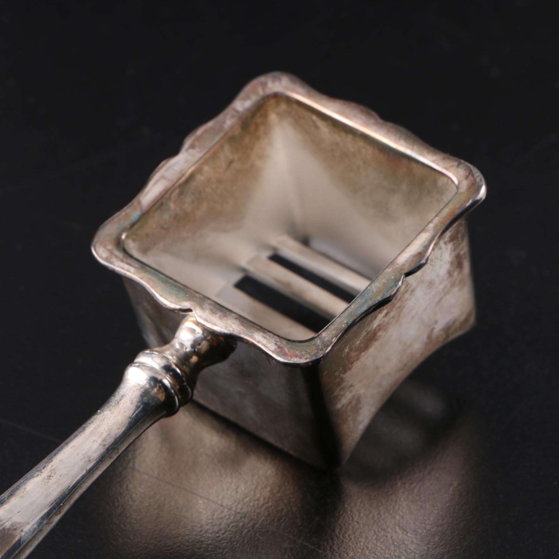 E. G. Webster & Son Tray, Ellis Barker Crumb Catcher and Silver Plated Tools