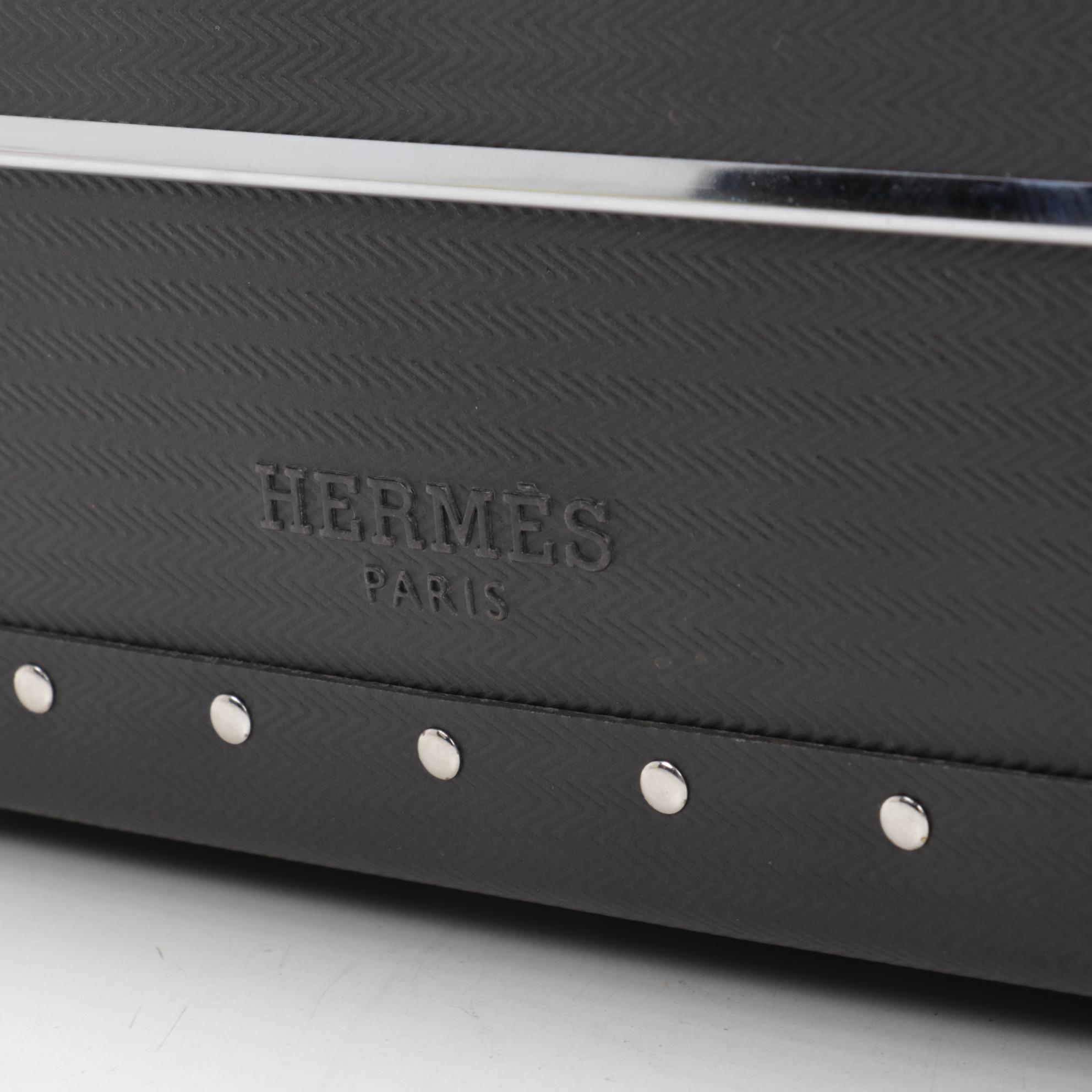 Hermès Faubourg Express PM Suitcase in Vulcan Fiber