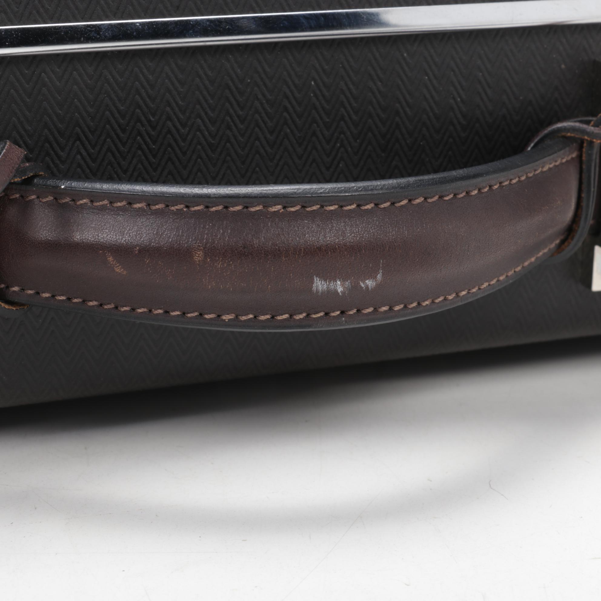 Hermès Faubourg Express PM Suitcase in Vulcan Fiber