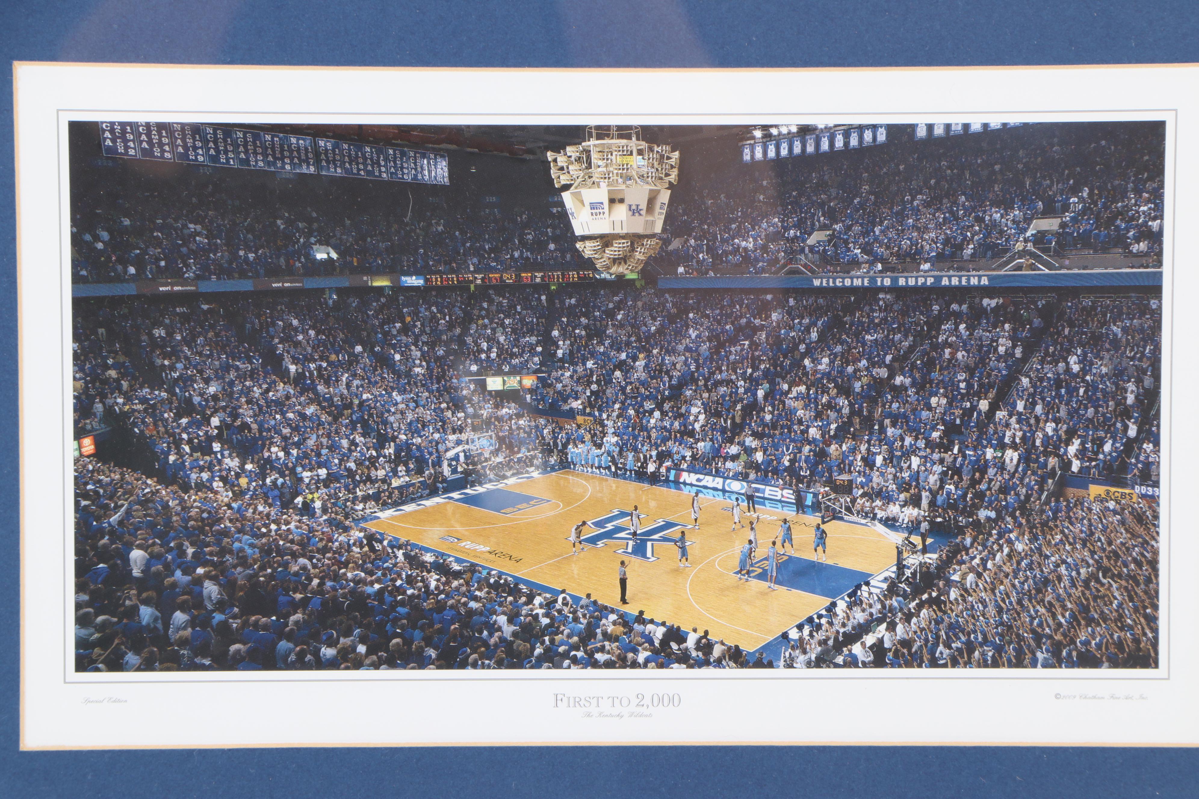 University of Kentucky "Wildcats" Rupp Arena and Commonwealth Stadium Photoprint