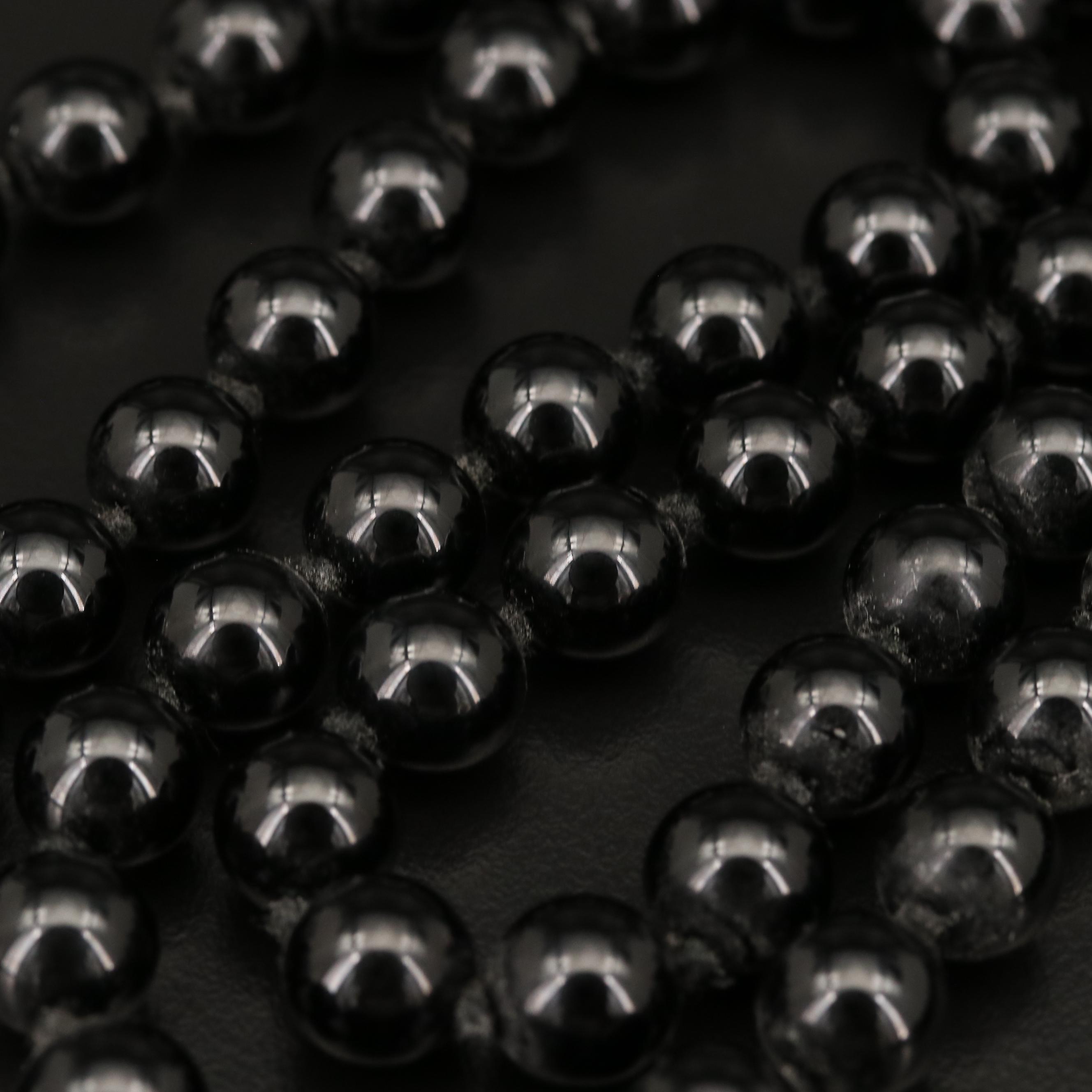 Endless Black Onyx Pendant Necklace