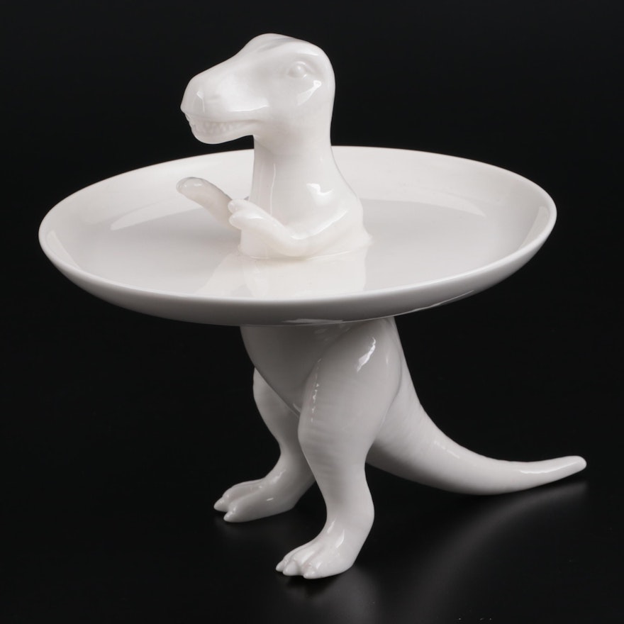 Lana Filippone for Imm Living Dinosaur Tribe T-Rex Cake Plate