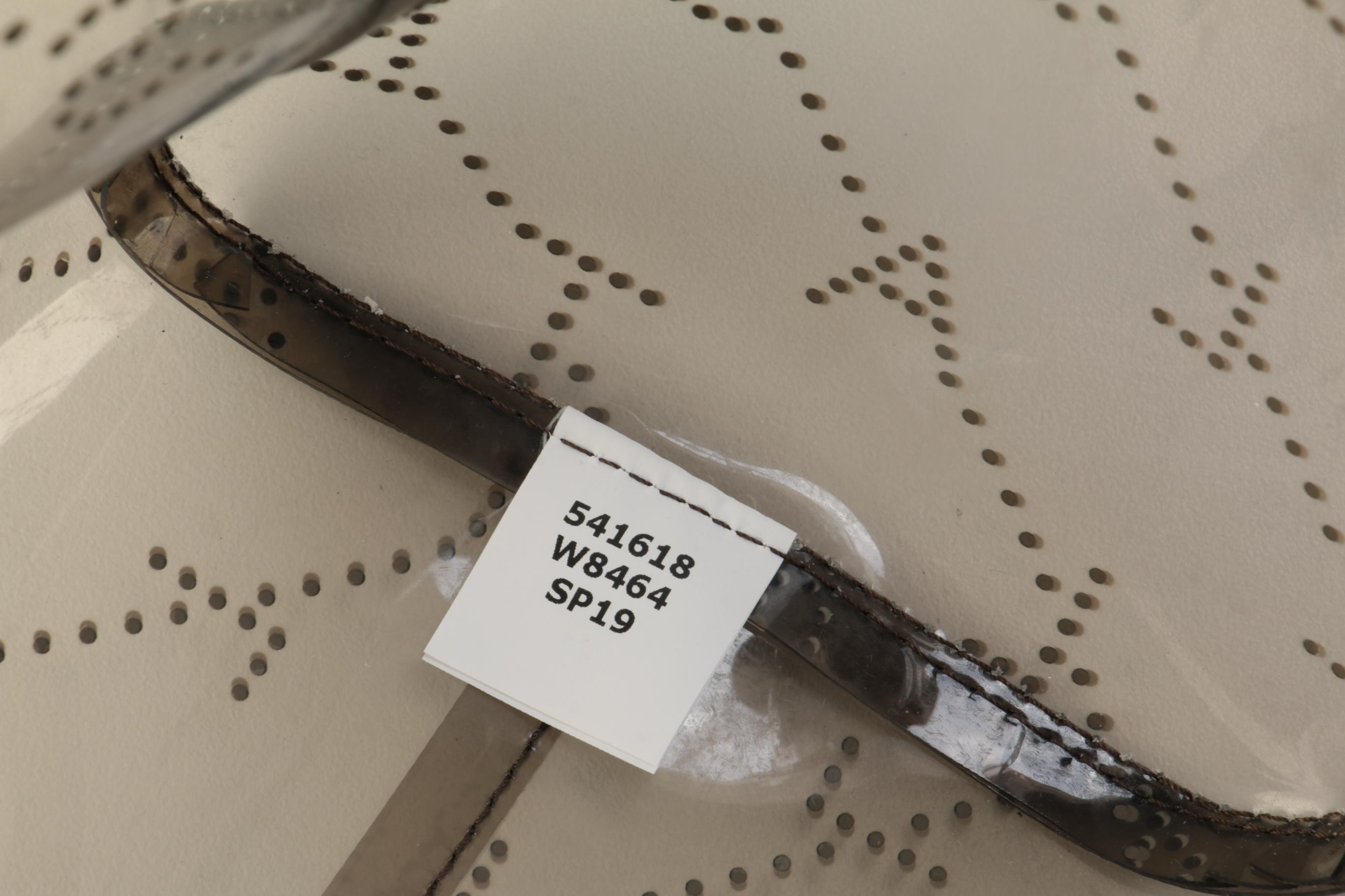 Stella McCartney Logo Smoky/Black Transparent Tote Bag