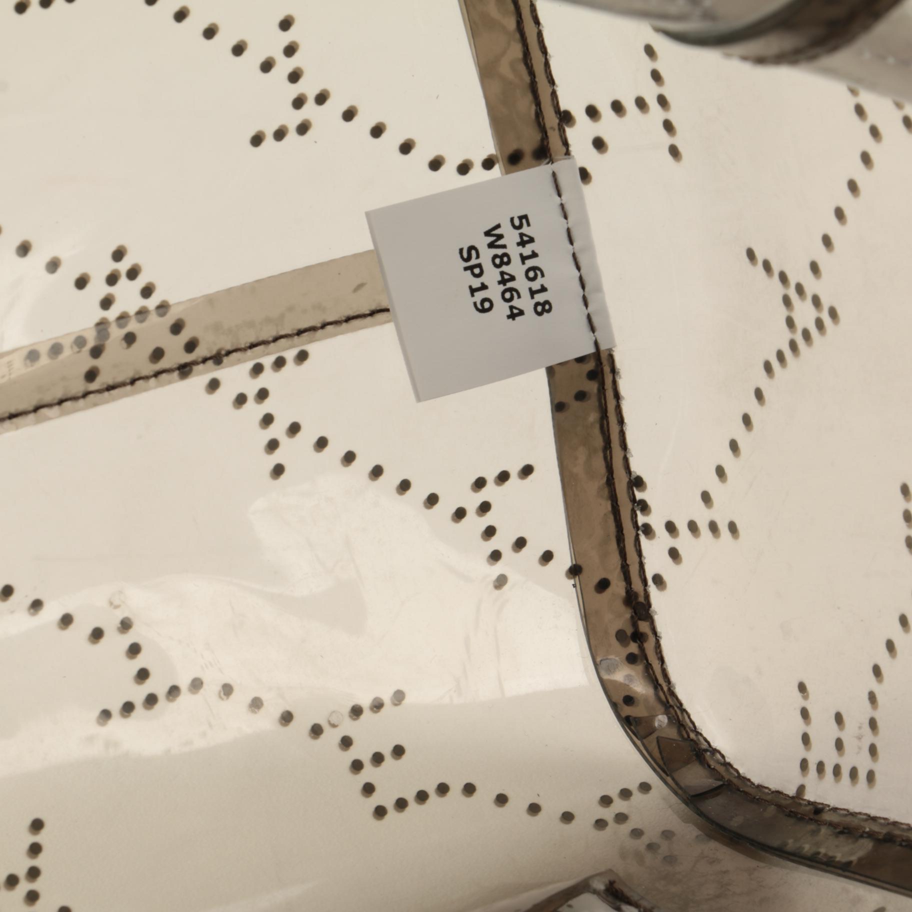 Stella McCartney Logo Smoky/Black Transparent Tote Bag