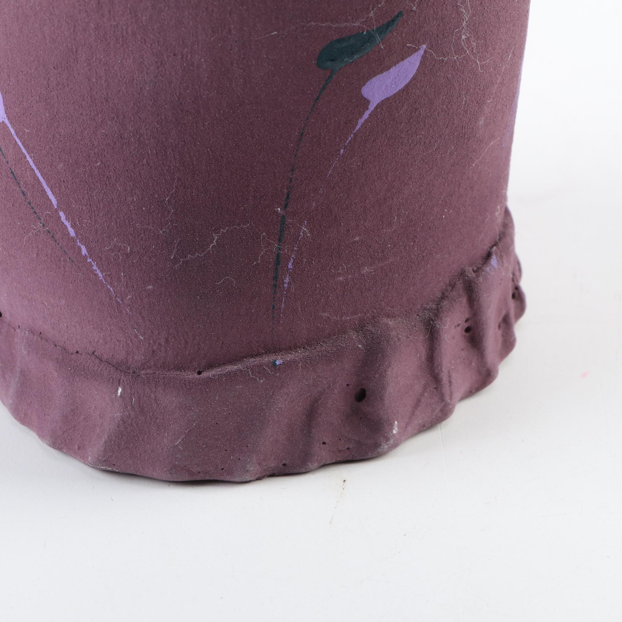 Laura Ross Hand Thrown Stoneware Art Pottery Vase