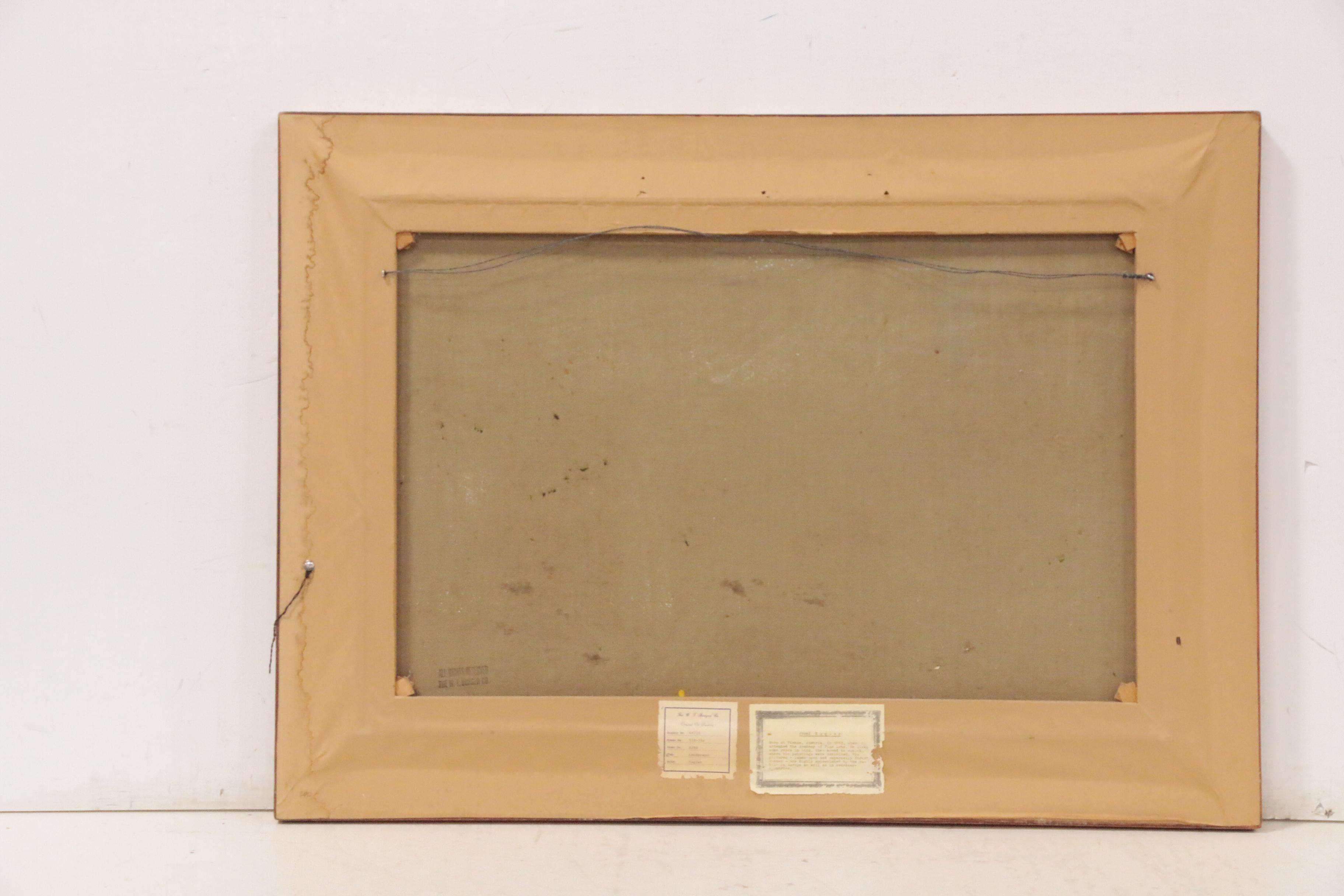 Josef Kugler Forest Landscape Oil Painting, Late 20th Century