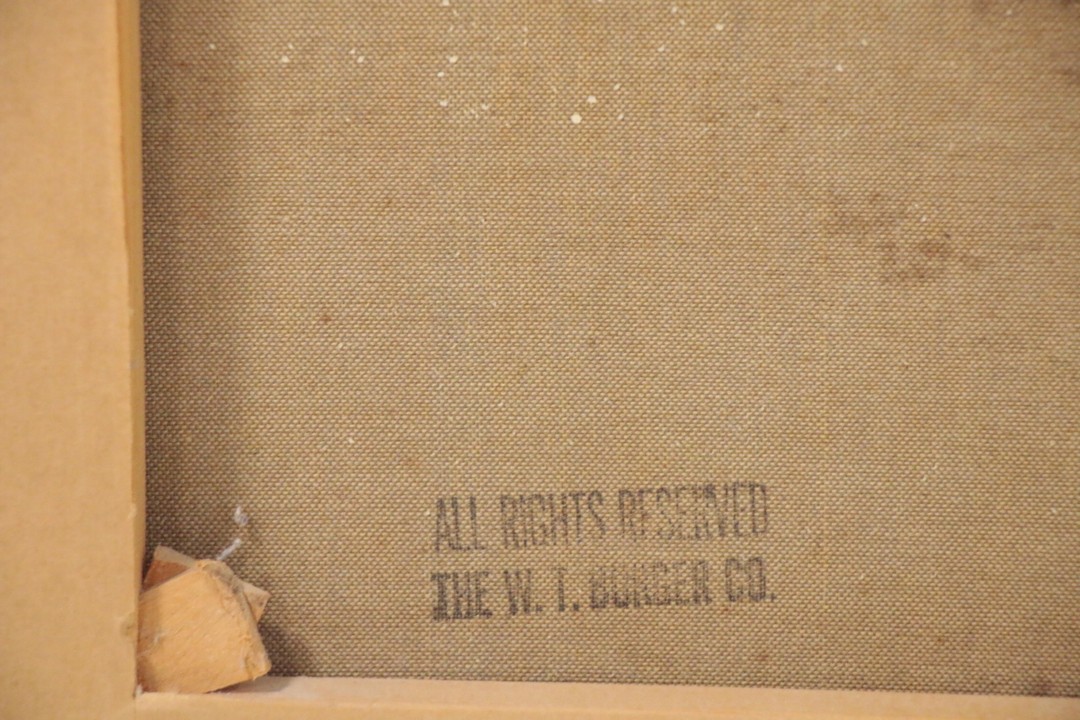 Josef Kugler Forest Landscape Oil Painting, Late 20th Century