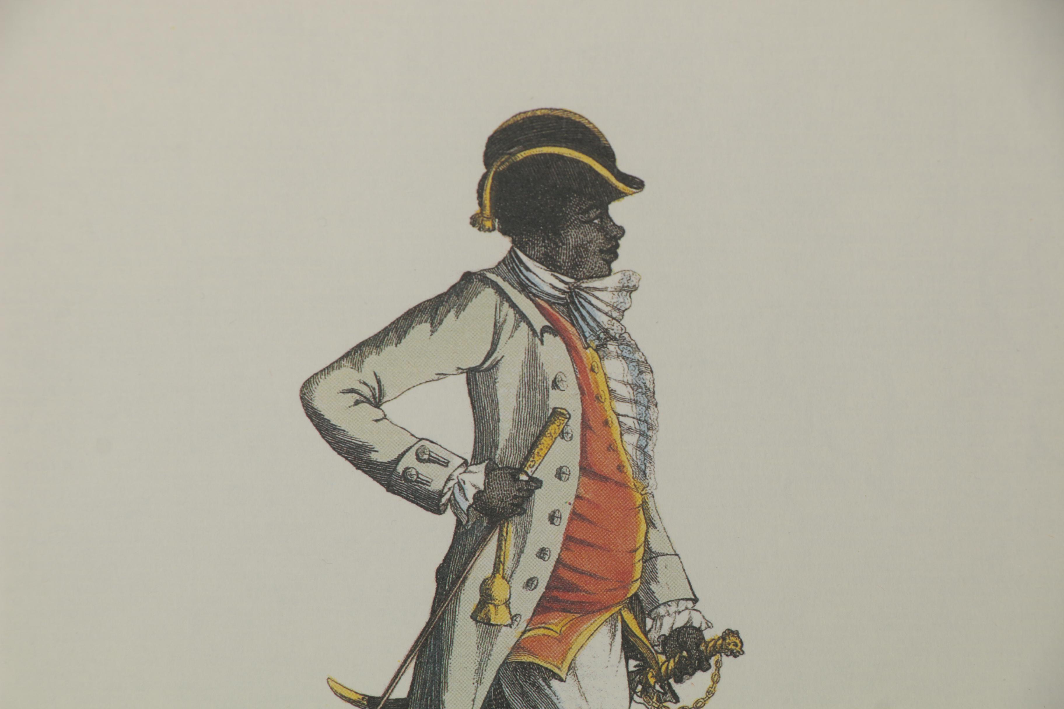 Offset Lithographs after Mary and Matthew Darly of Macaroni, Late 20th Century