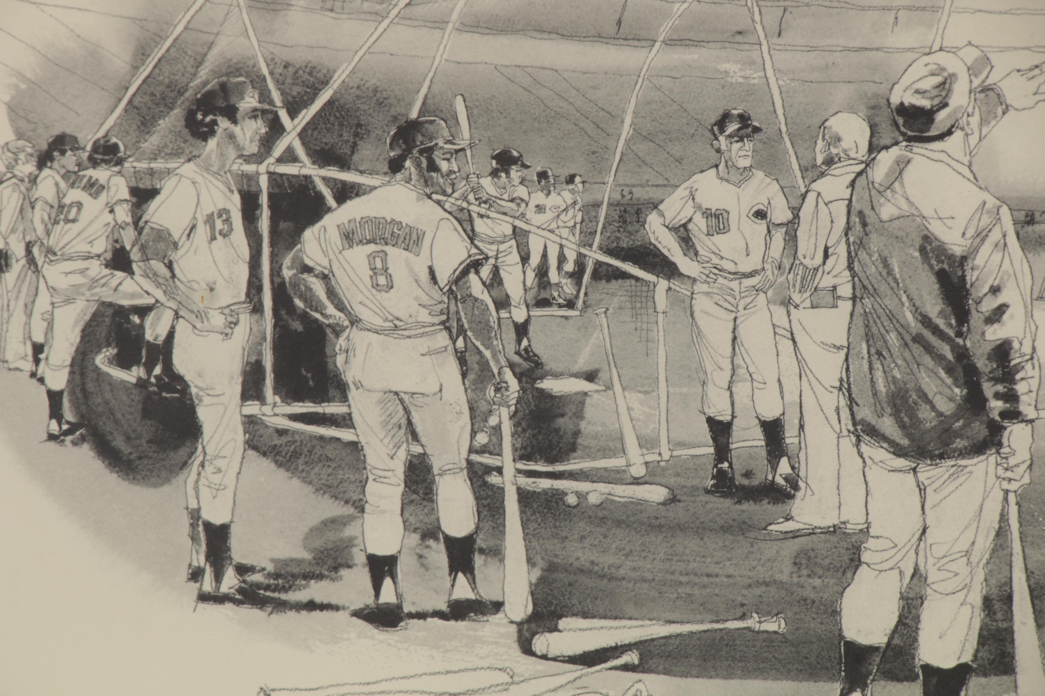 Clint Orlemann Rotogravure "The Batting Cage"