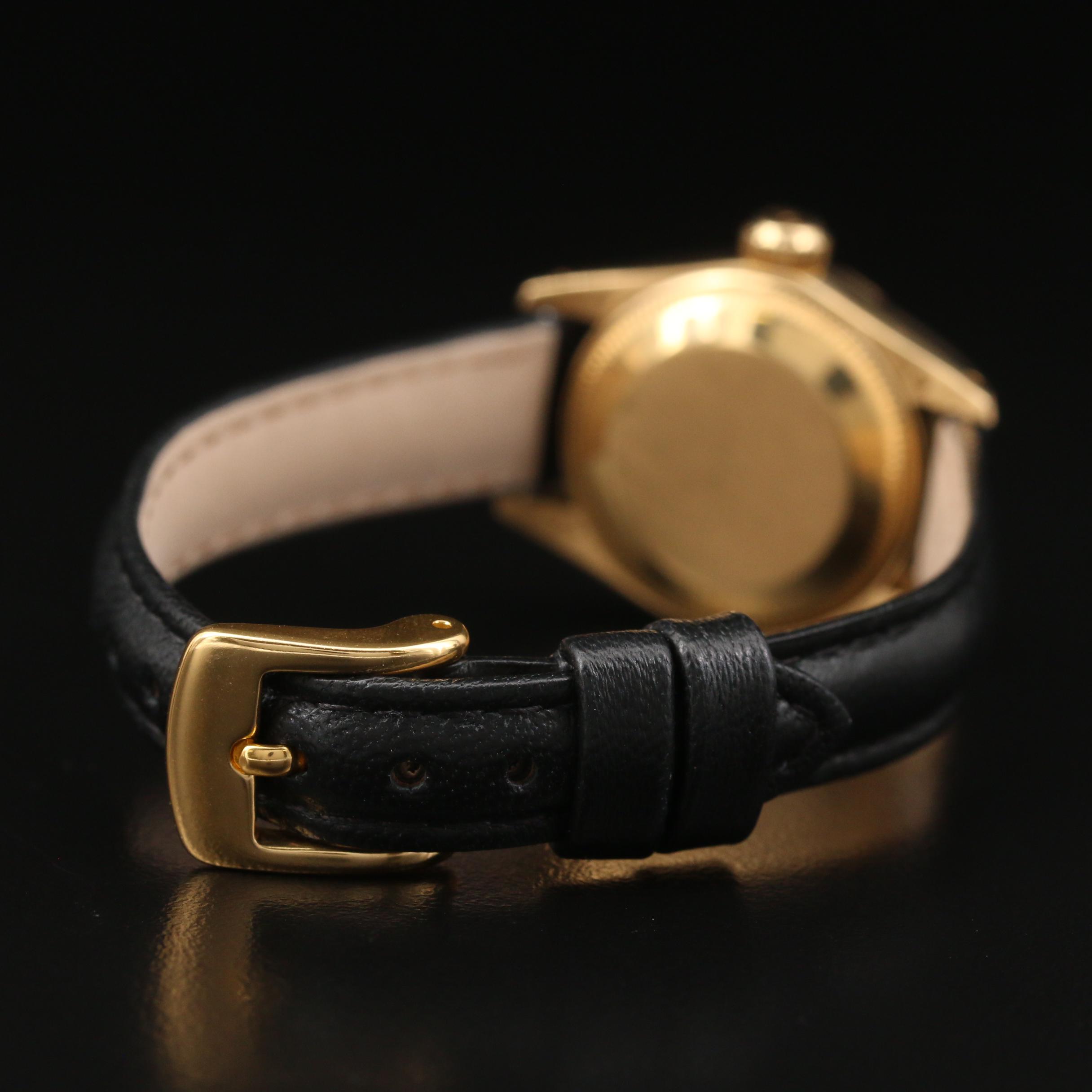 1983 Rolex Datejust 18K Gold and Diamond Dial Automatic Watch