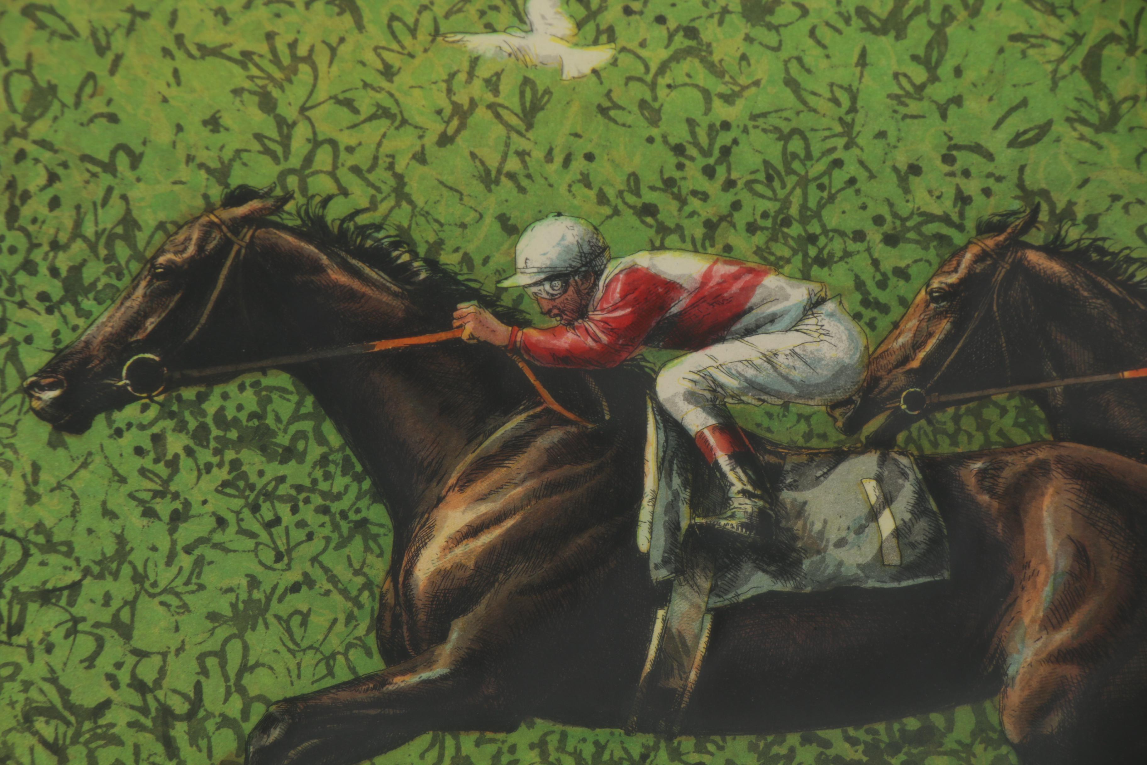 Jenness Cortez Etching "Ruffian and Foolish Pleasure," 1990