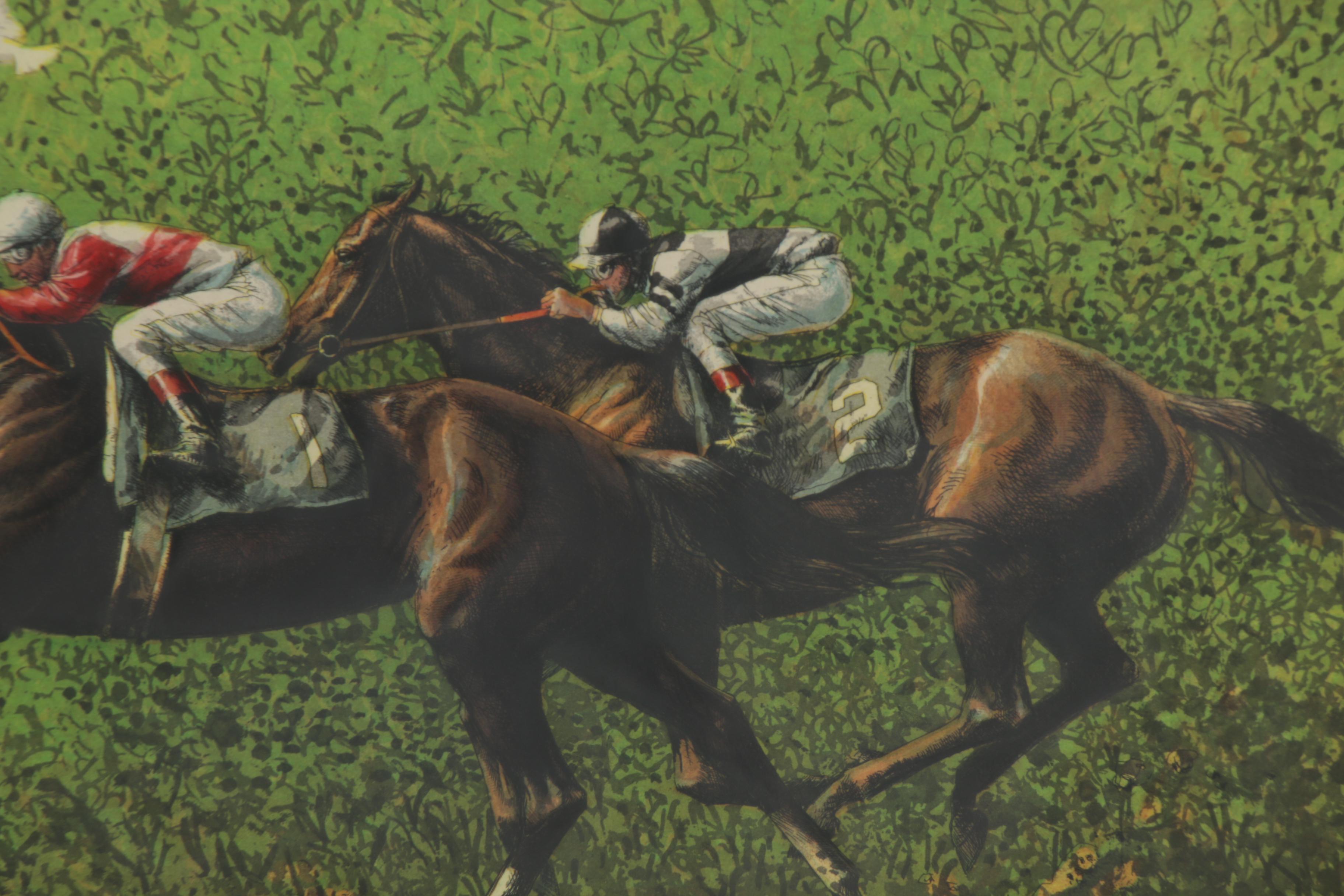 Jenness Cortez Etching "Ruffian and Foolish Pleasure," 1990