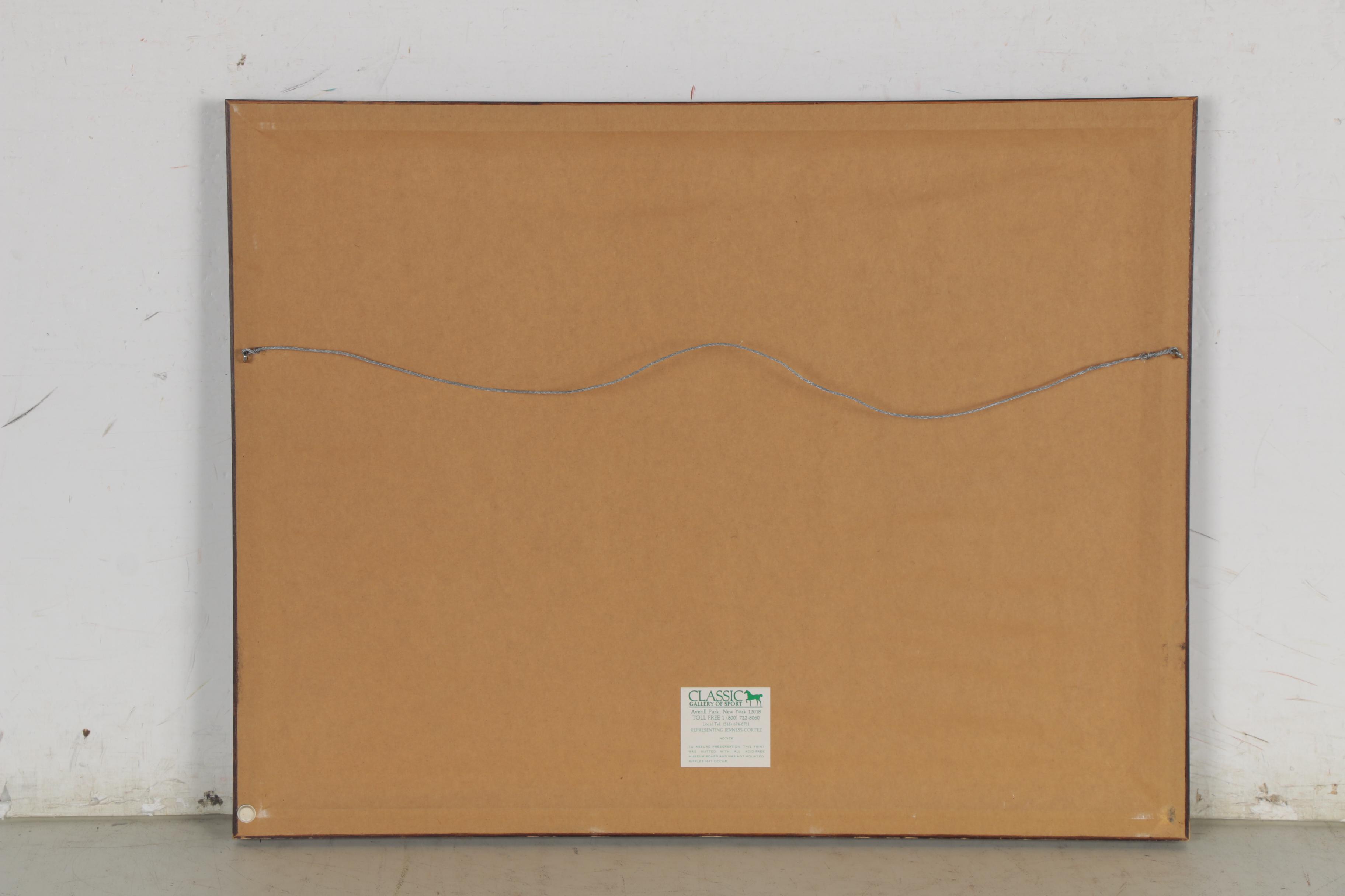 Jenness Cortez Etching "Ruffian and Foolish Pleasure," 1990