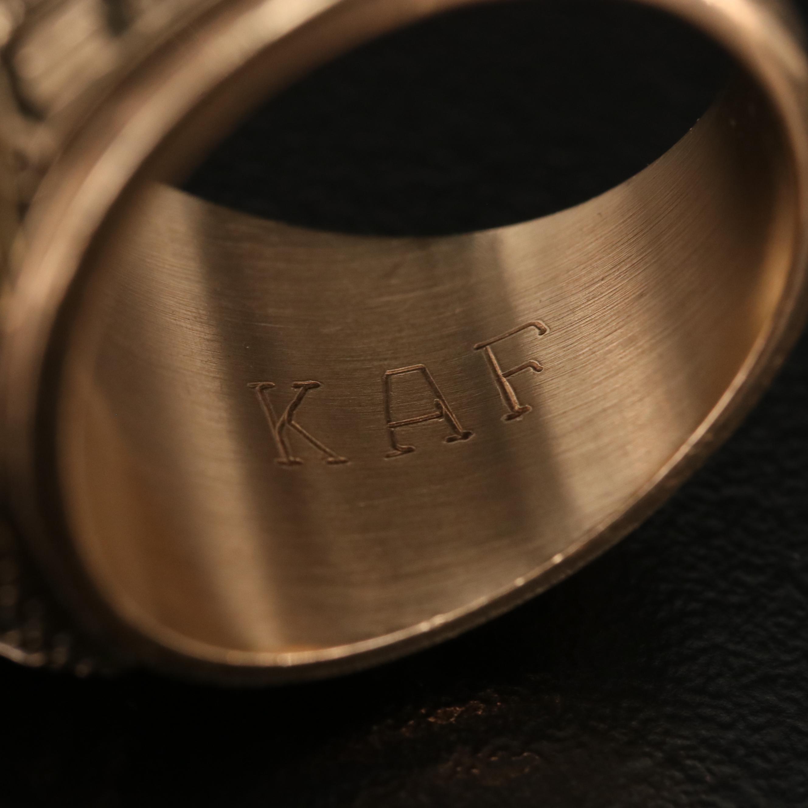 Vintage Balfour 10K Sapphire High School Class Ring