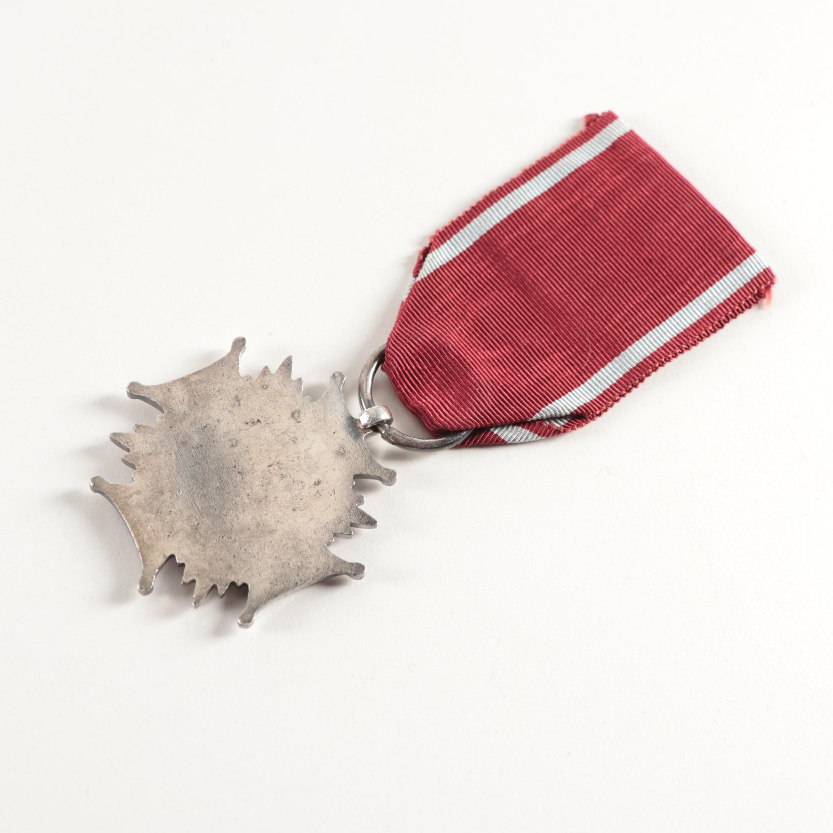 Poland Silver Cross of Merit and Order of Polonia Restituta Knight's Cross