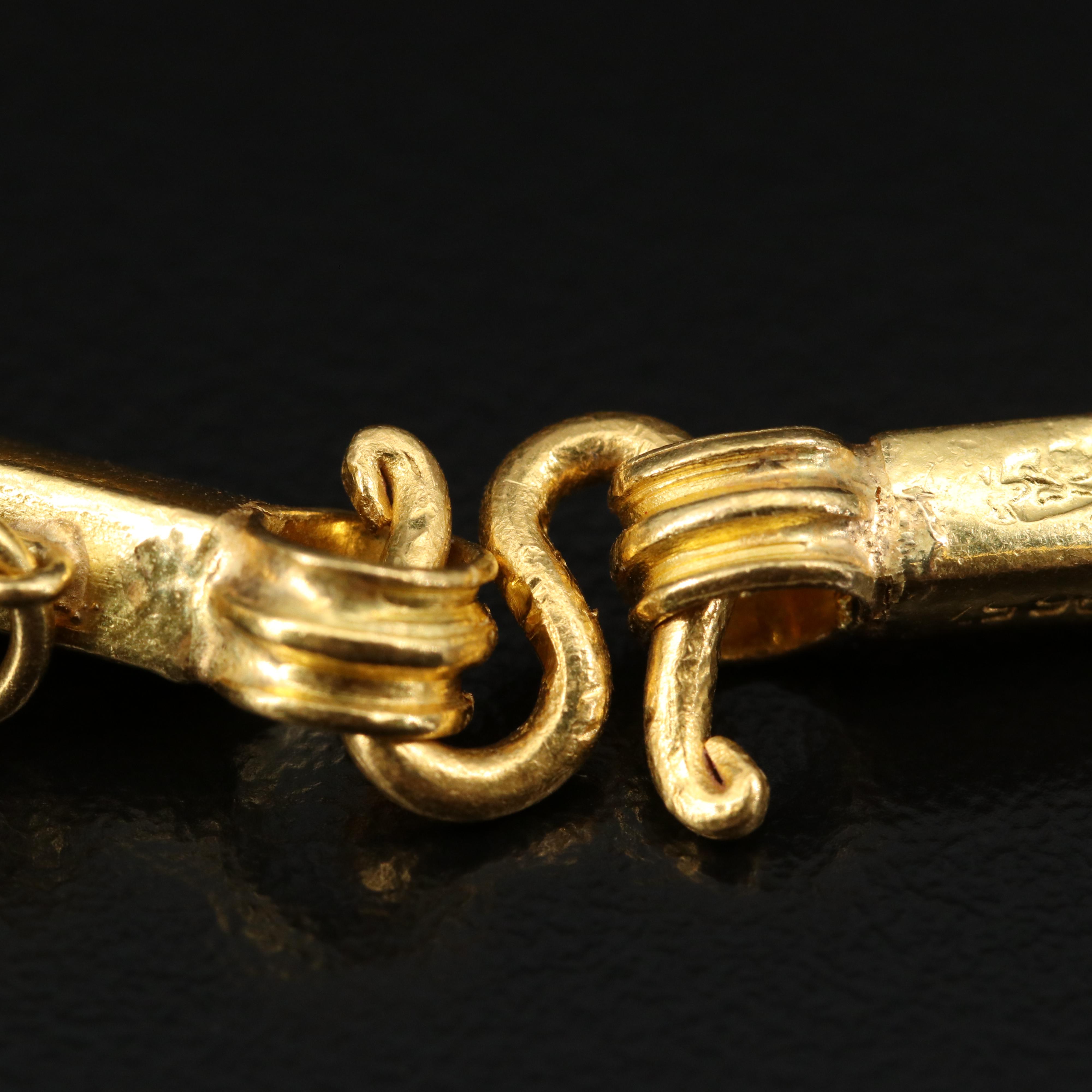 18K Baht Chain Bracelet