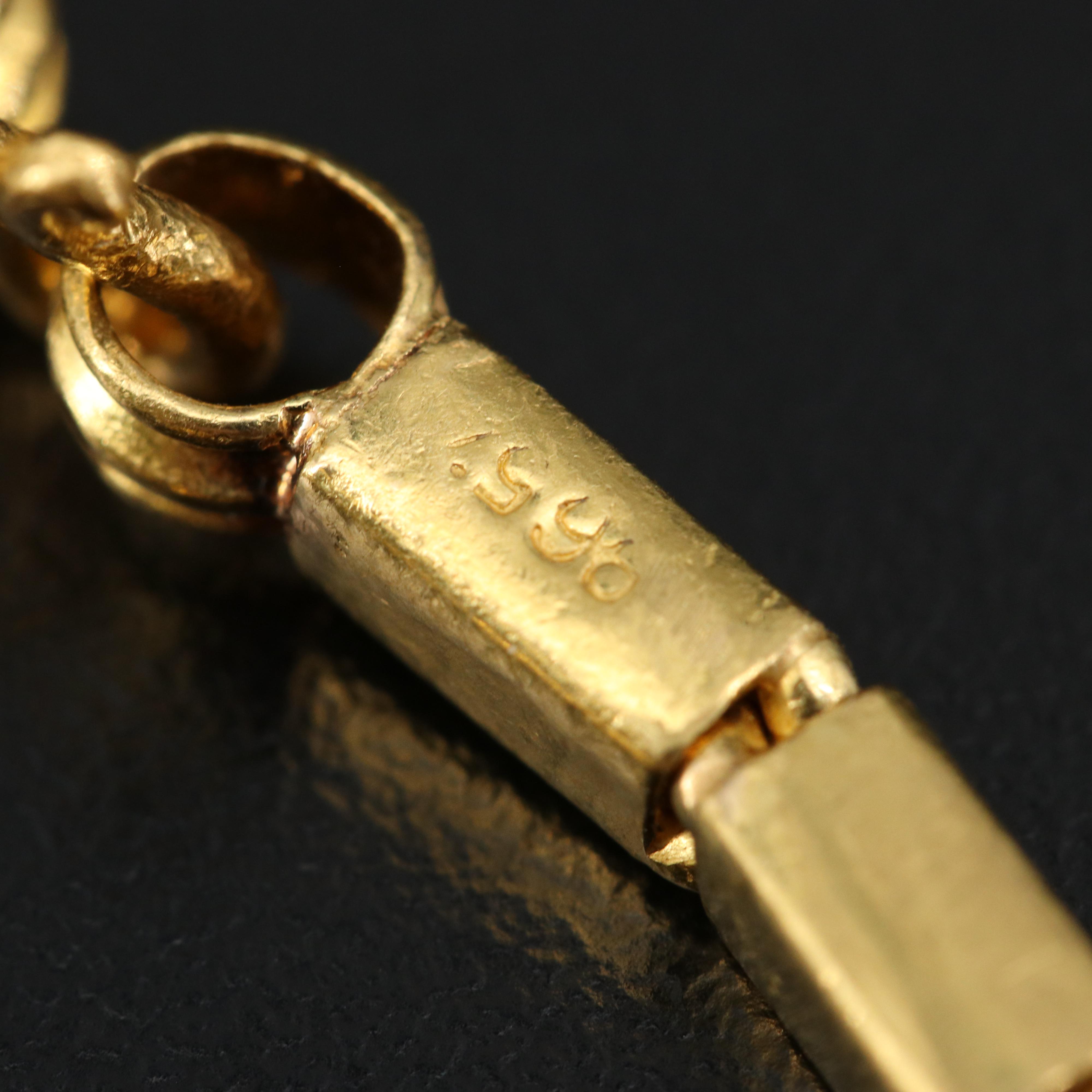 18K Baht Chain Bracelet