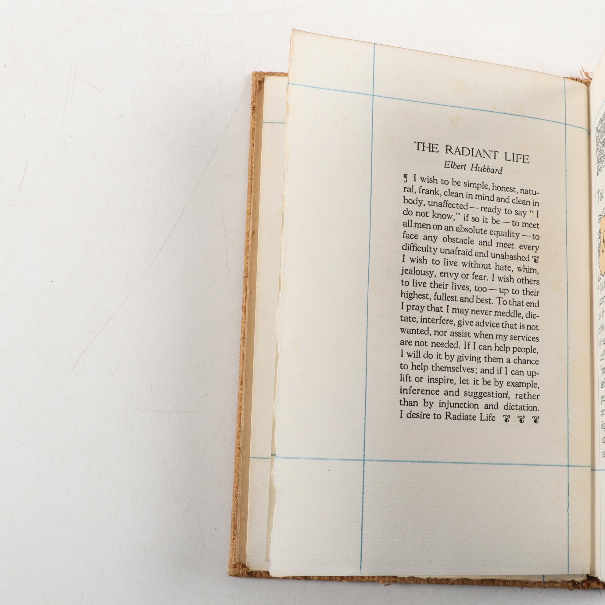 Signed Limited Edition "The Philosophy of Elbert Hubbard" and More