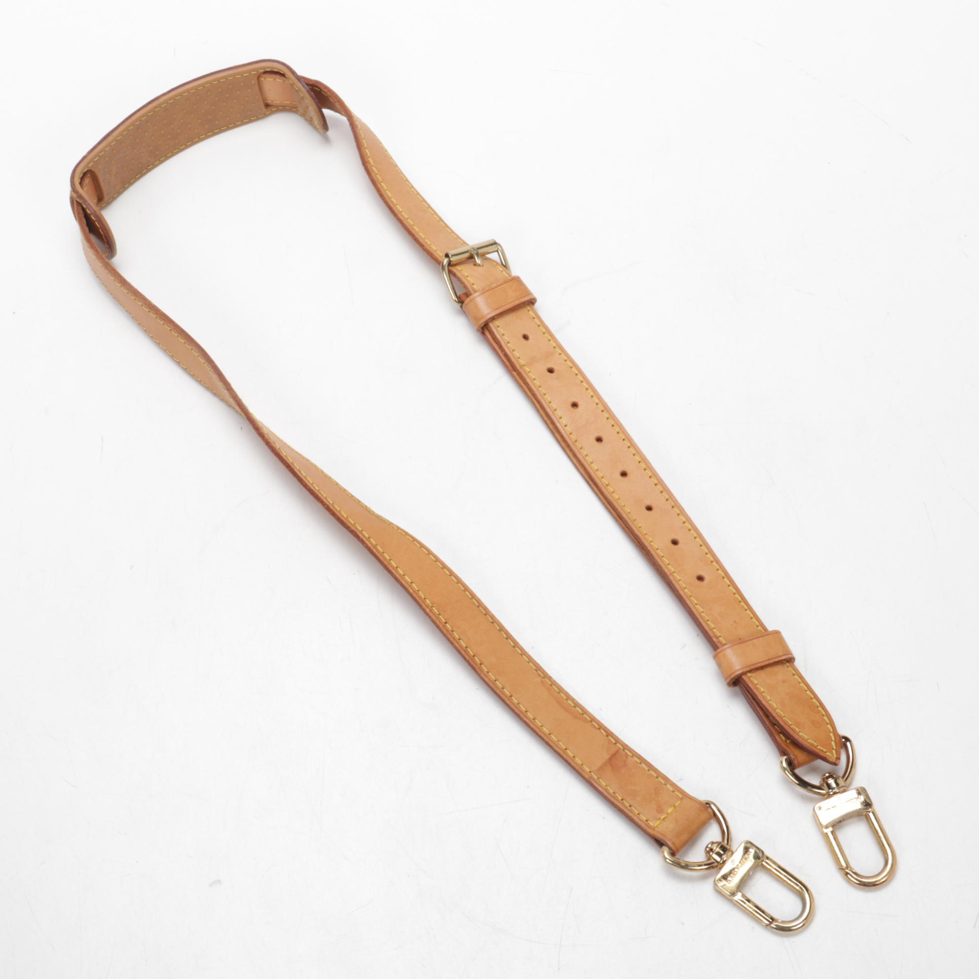 Louis Vuitton Keepall Strap in Vachetta Leather