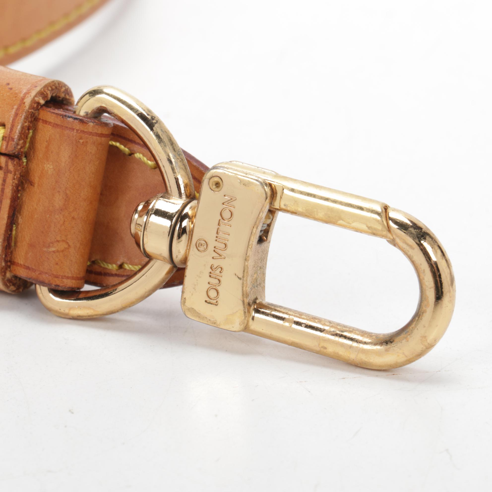 Louis Vuitton Keepall Strap in Vachetta Leather