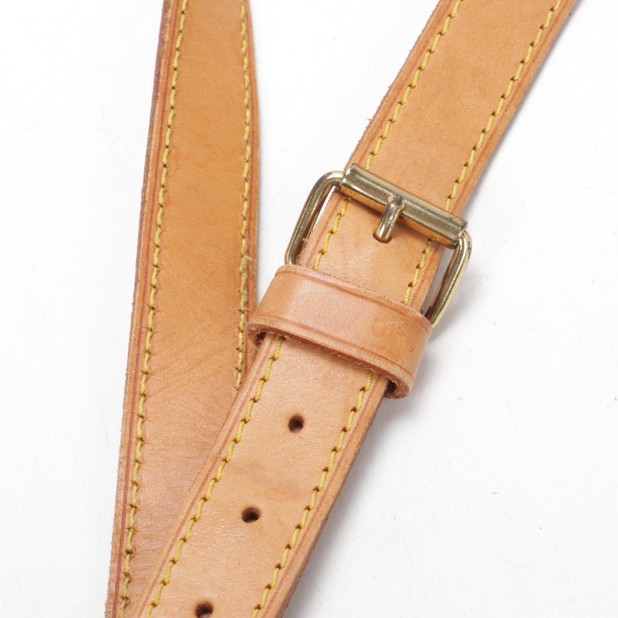 Louis Vuitton Keepall Strap in Vachetta Leather