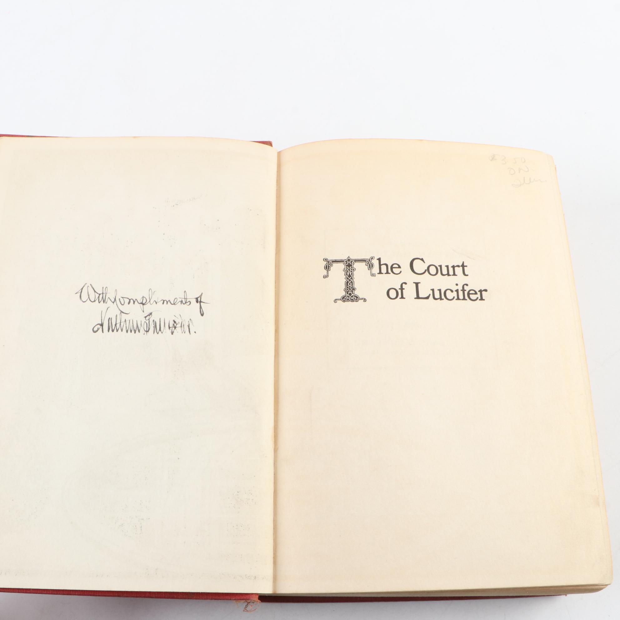 Signed First Impression "The Court of Lucifer" by Nathan Gallizier and More
