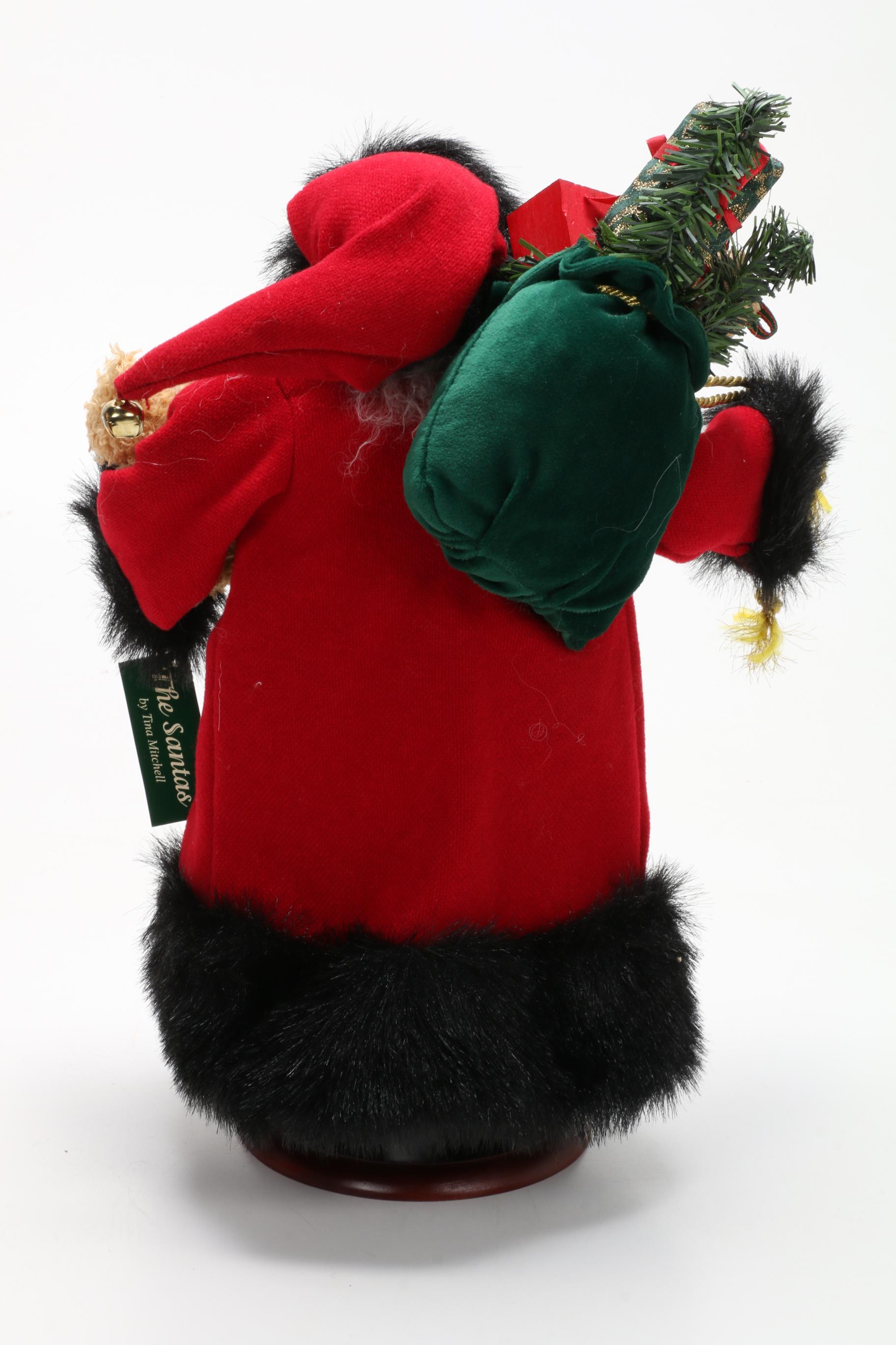 Original Kathryn Walmsley and Other Santa Dolls, Late 20th Century