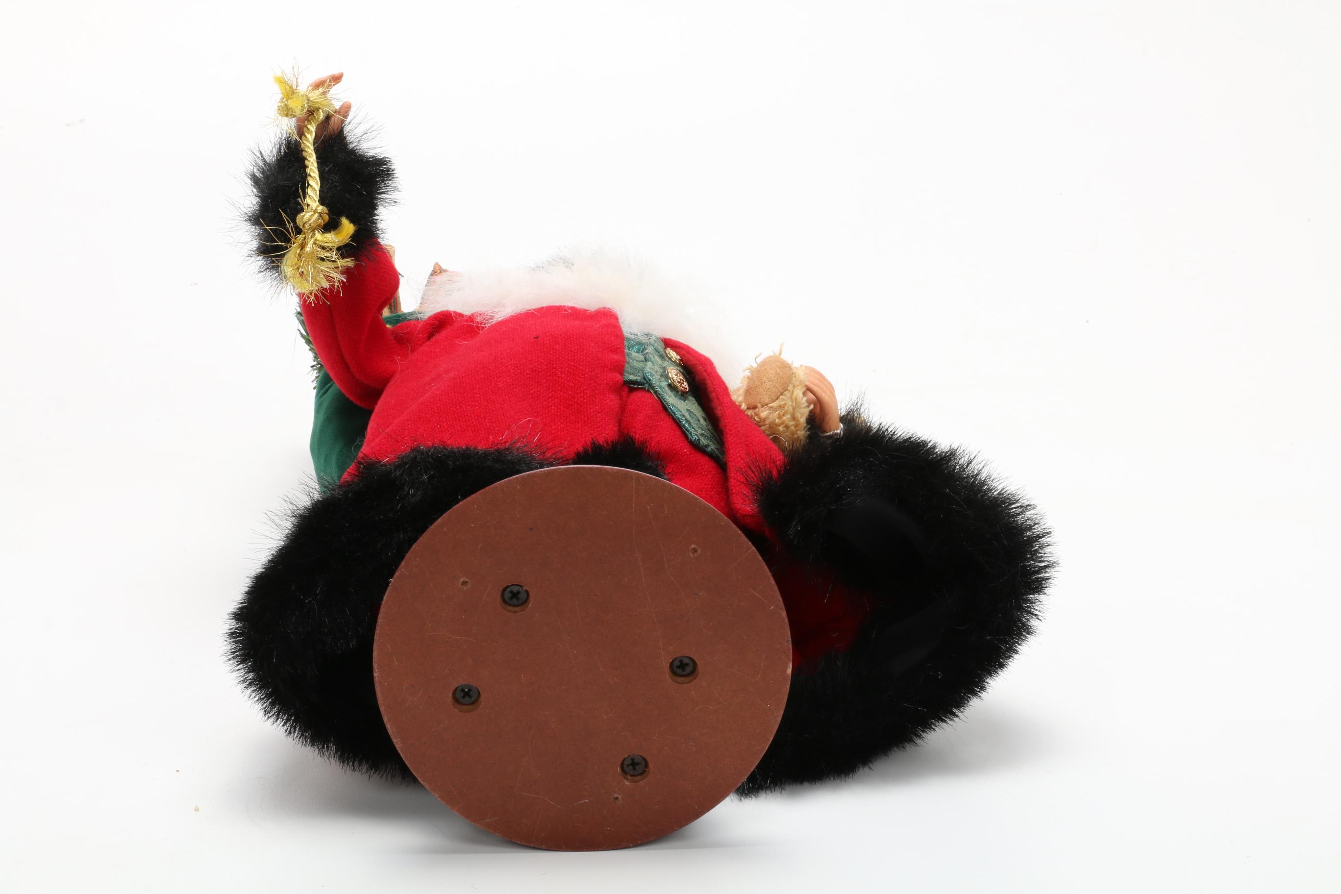 Original Kathryn Walmsley and Other Santa Dolls, Late 20th Century