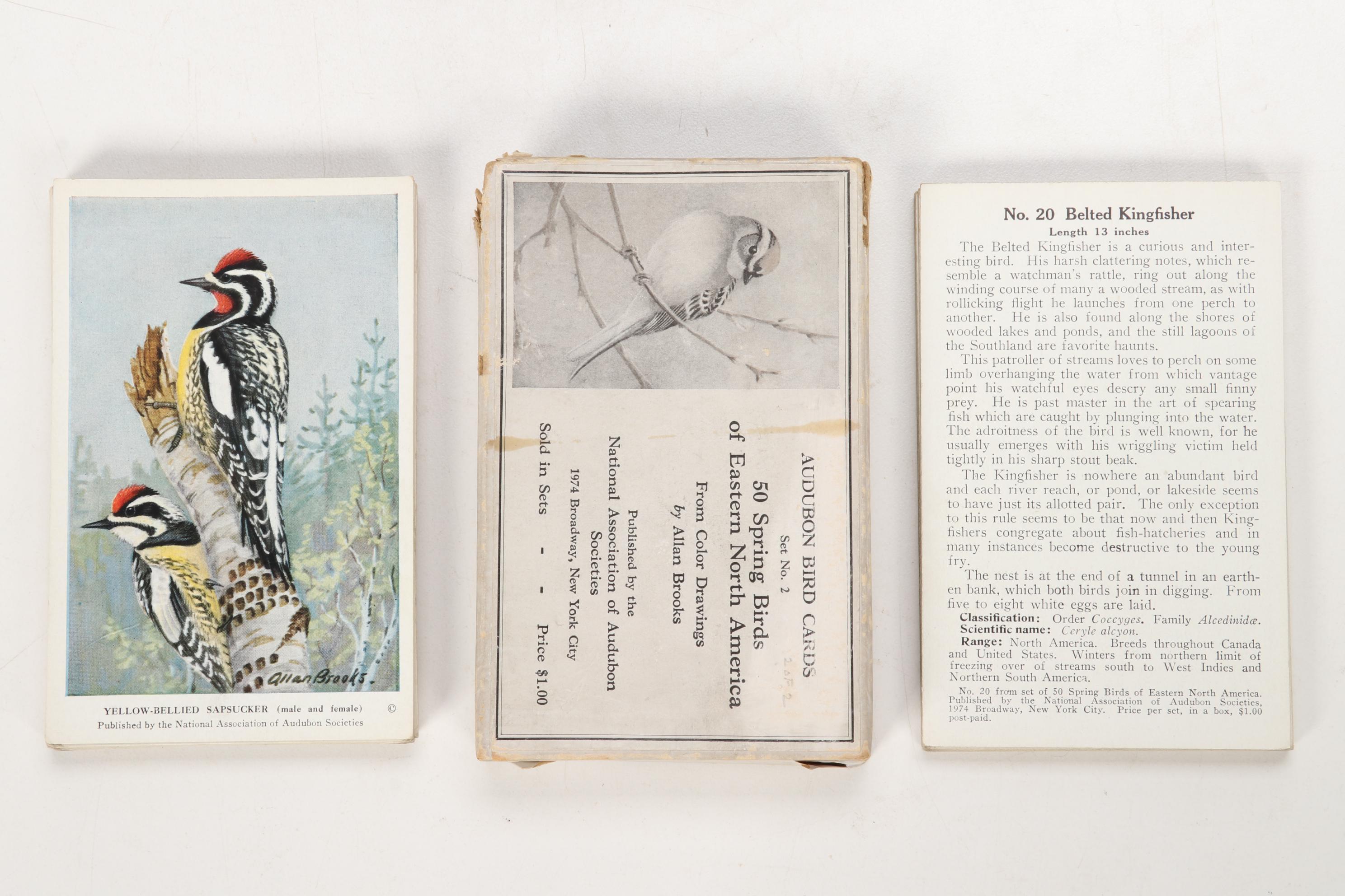 Easton Press Edition Roger Tory Peterson Field Guides with Audubon Bird Cards