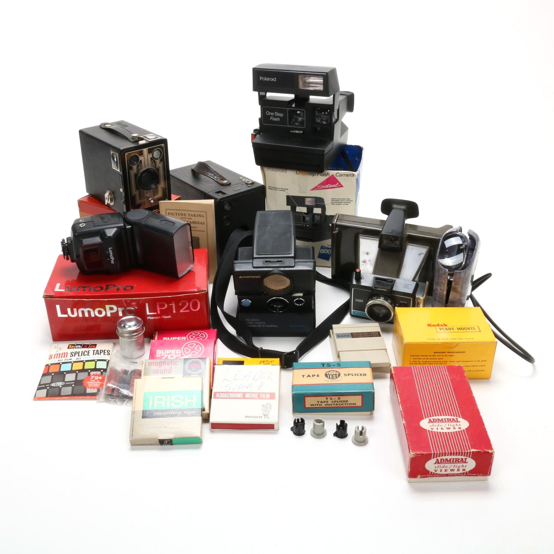 Kodak Brownie, Agfa Shur-Shot, and Other Still Cameras and Accessories