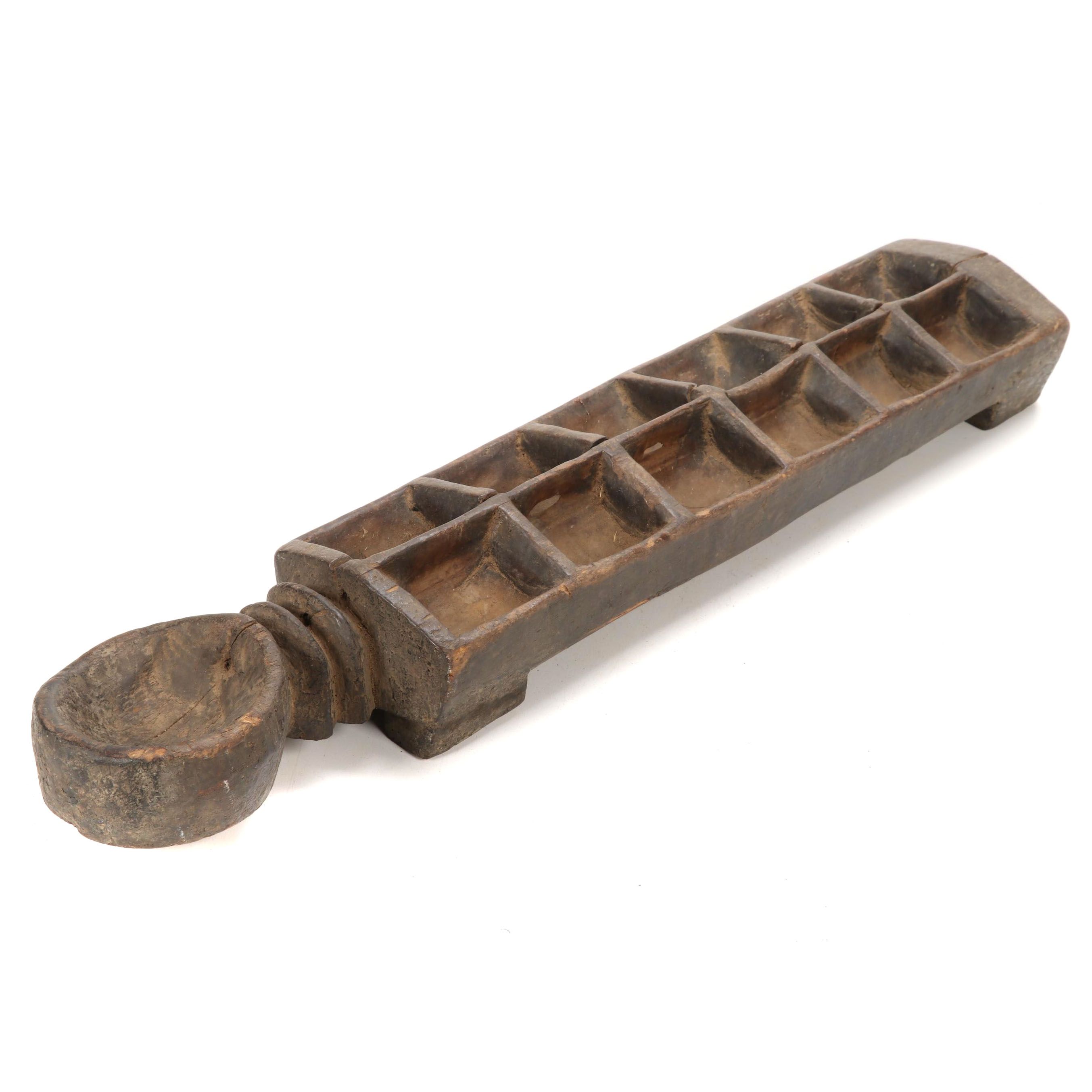 Lobi Style Mancala Game Board, West Africa