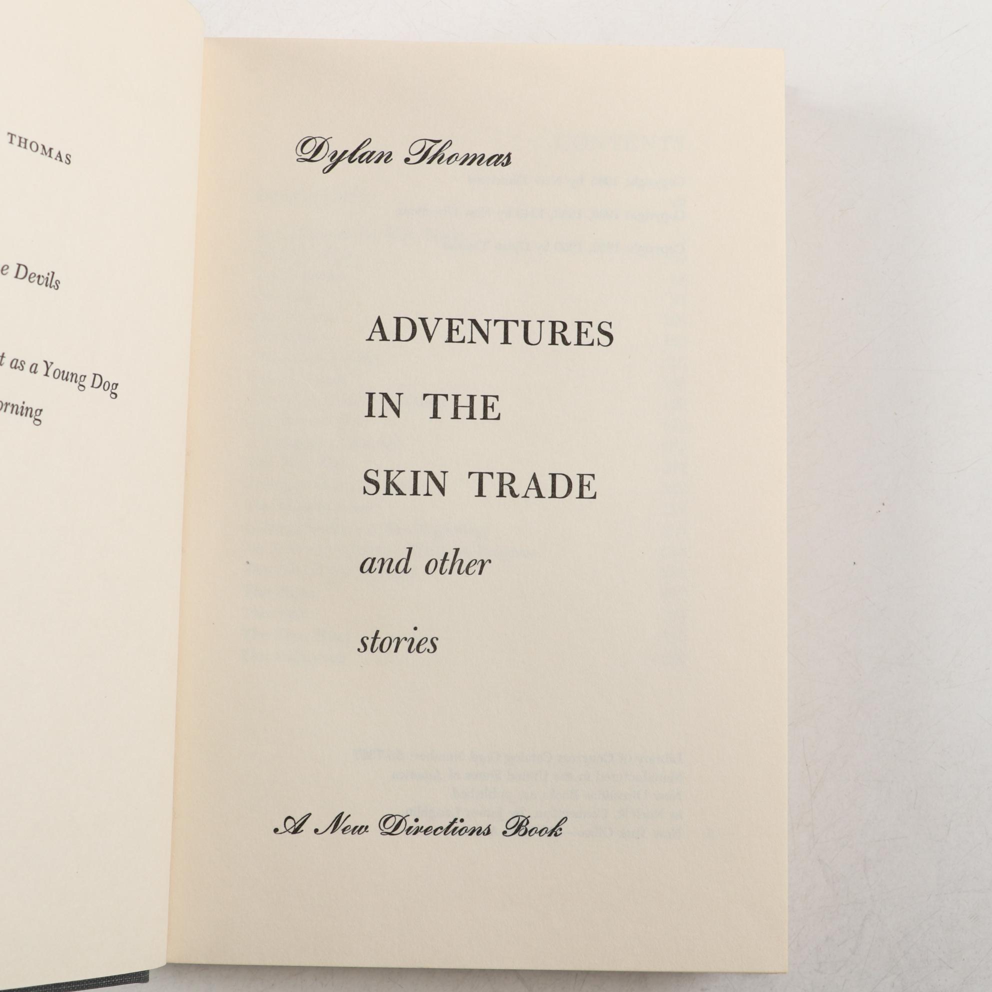 First Edition "Leftover Life to Kill" by Caitlin Thomas, and Dylan Thomas Books