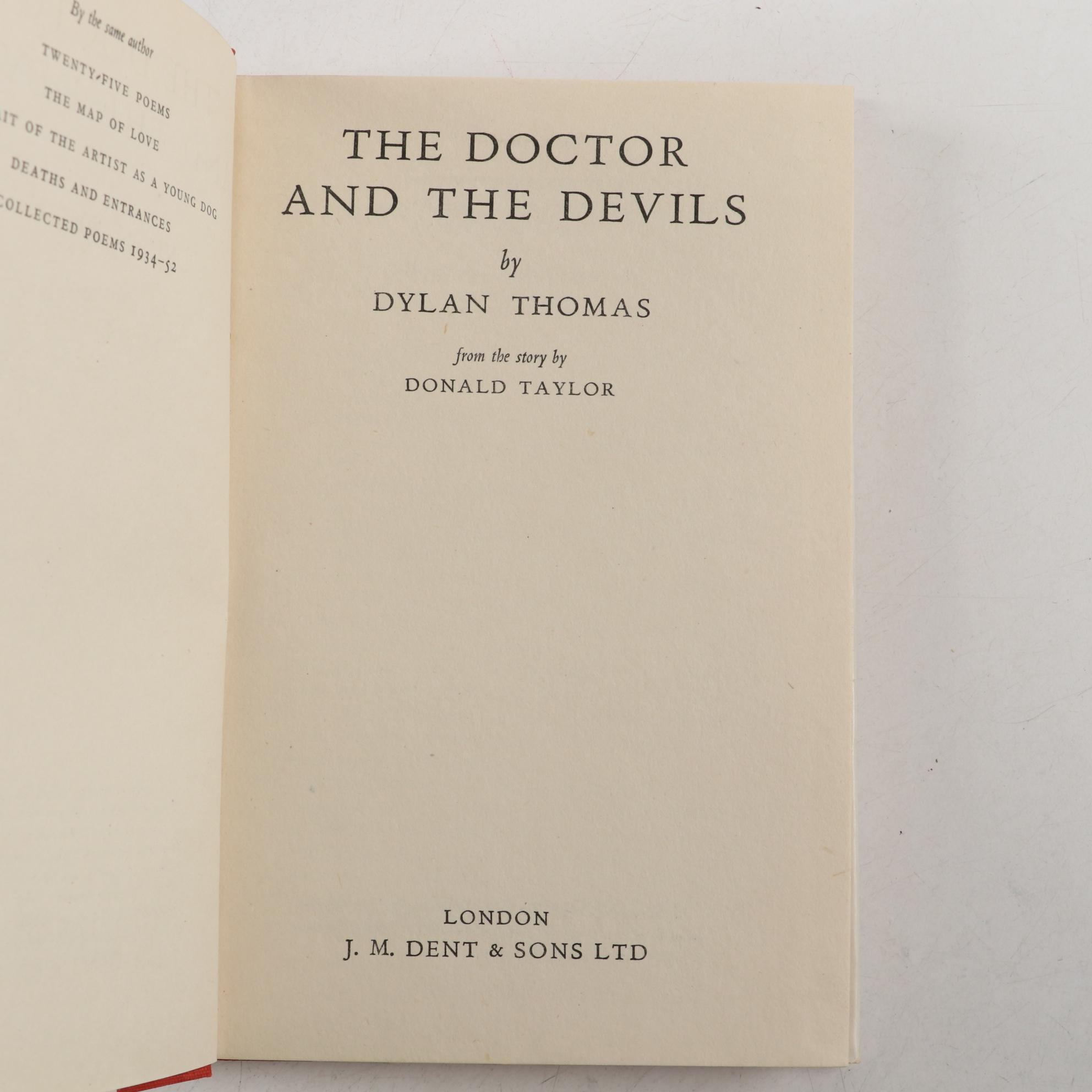 First Edition "Leftover Life to Kill" by Caitlin Thomas, and Dylan Thomas Books