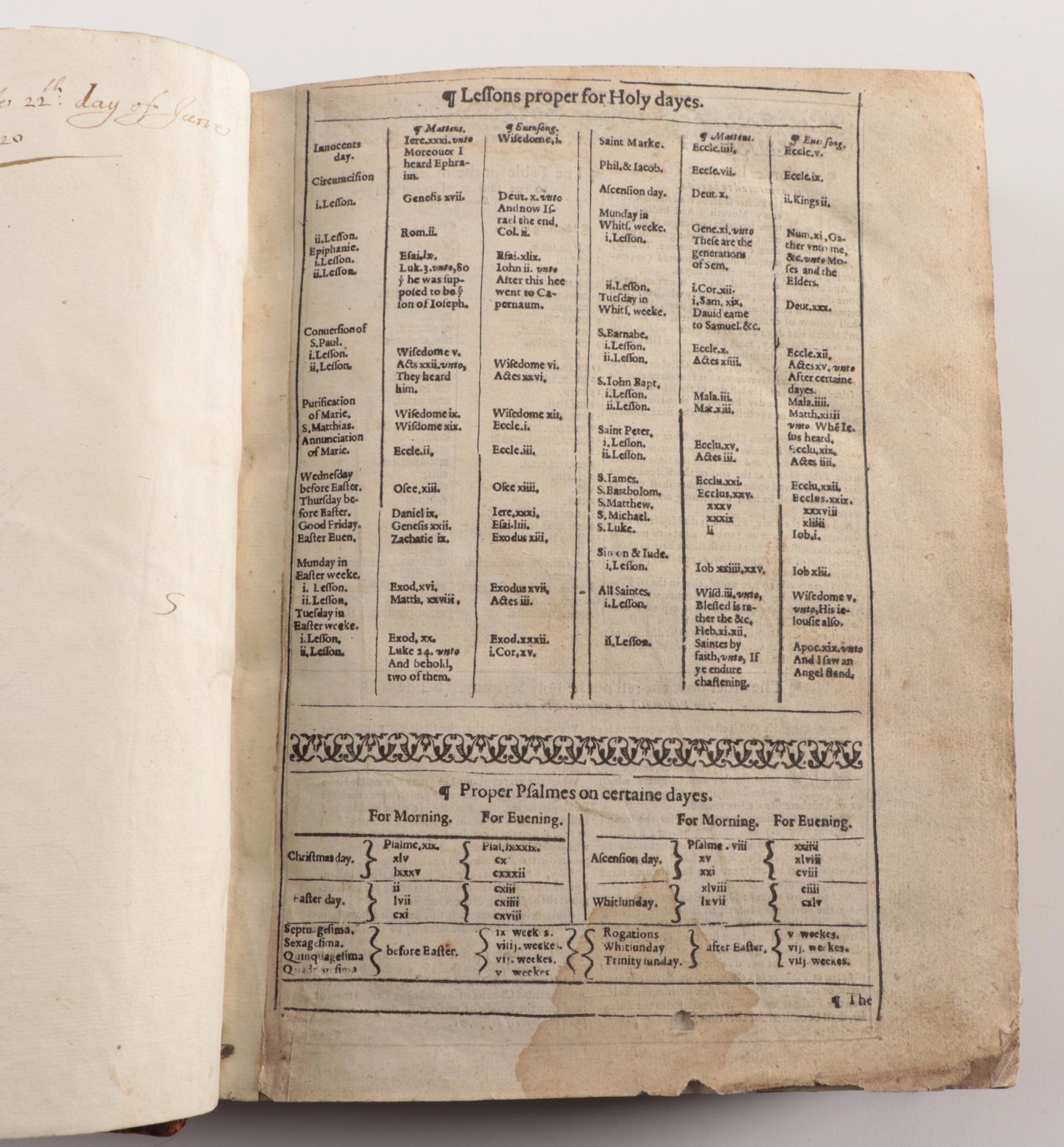 Leather Bound 1634 King James Bible