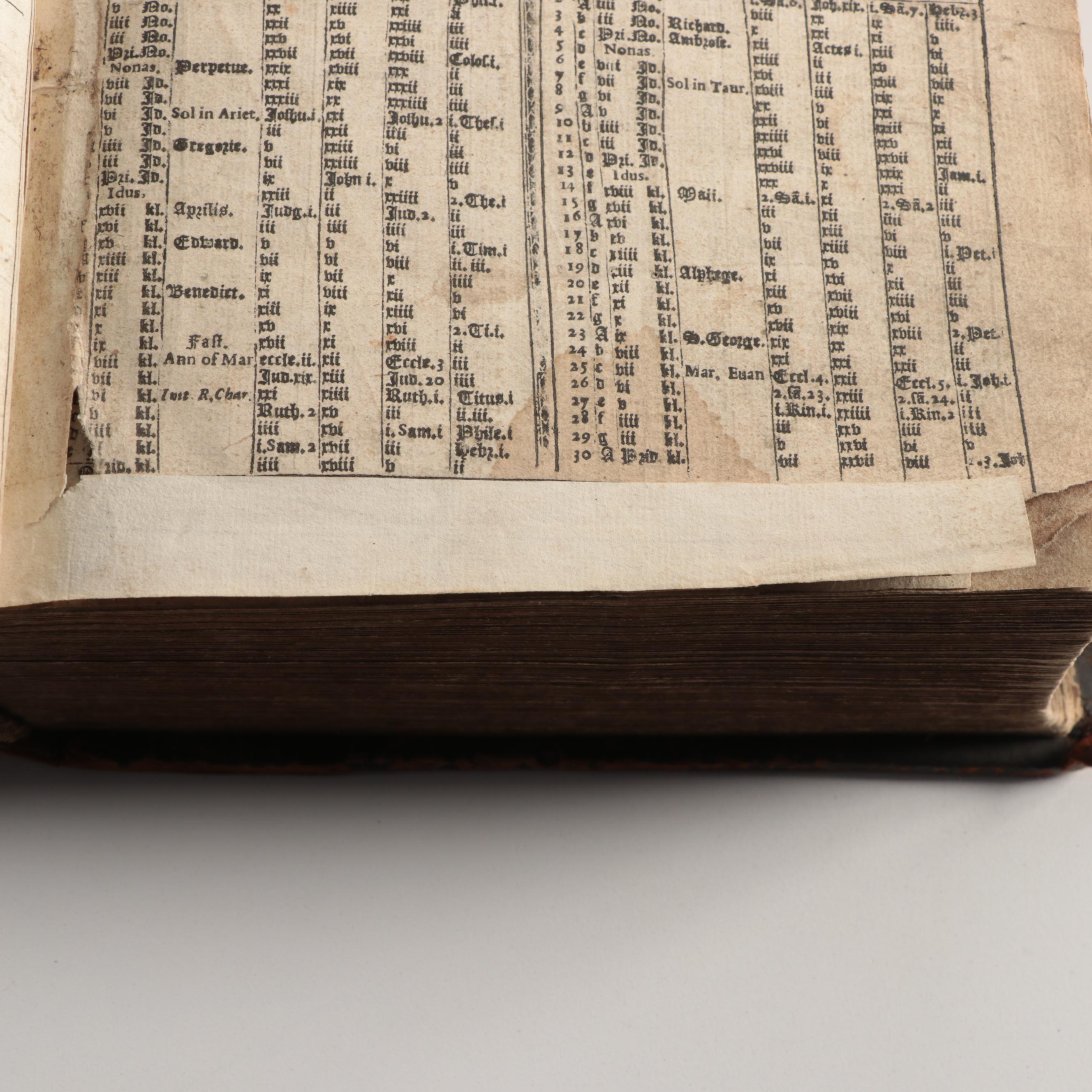 Leather Bound 1634 King James Bible