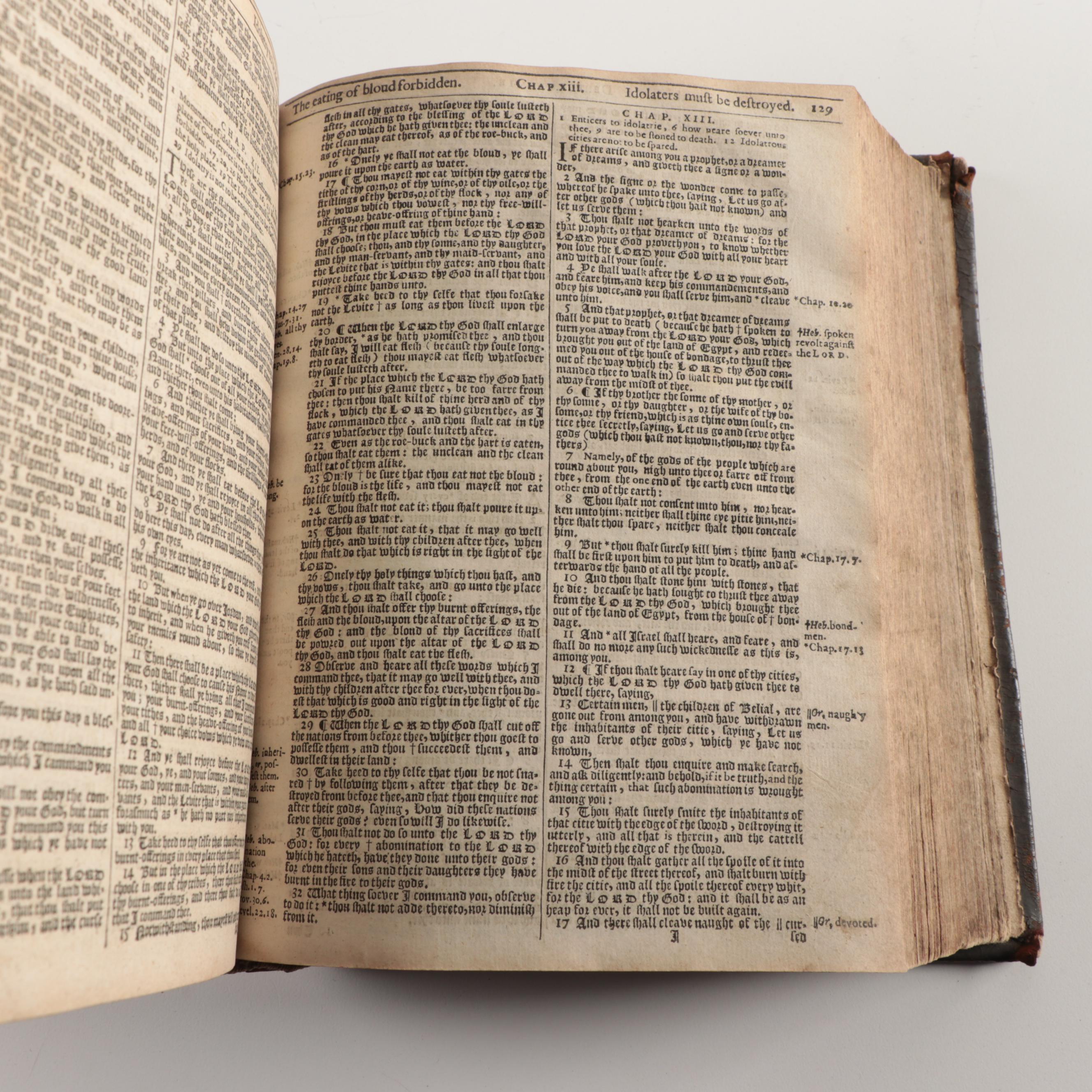 Leather Bound 1634 King James Bible