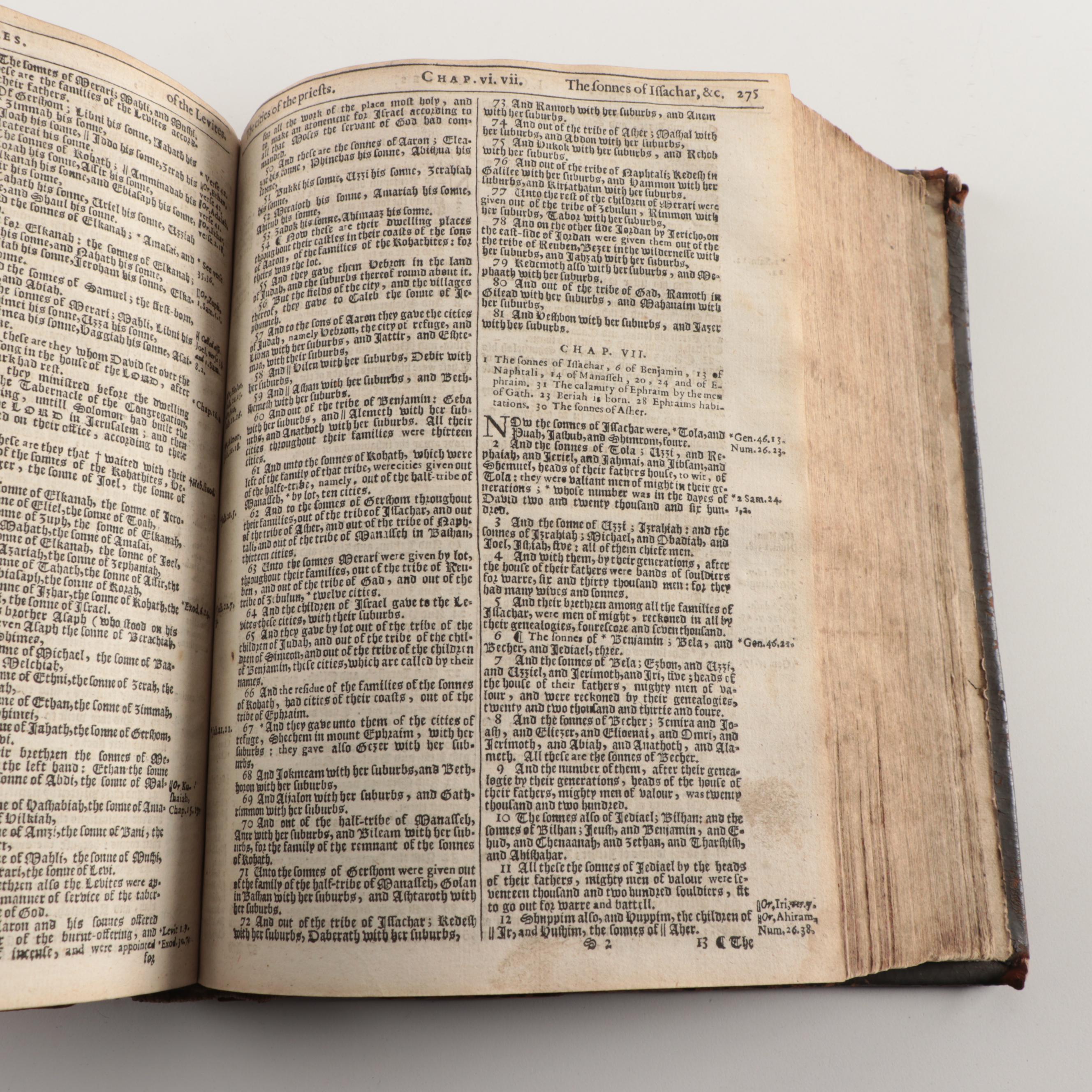 Leather Bound 1634 King James Bible
