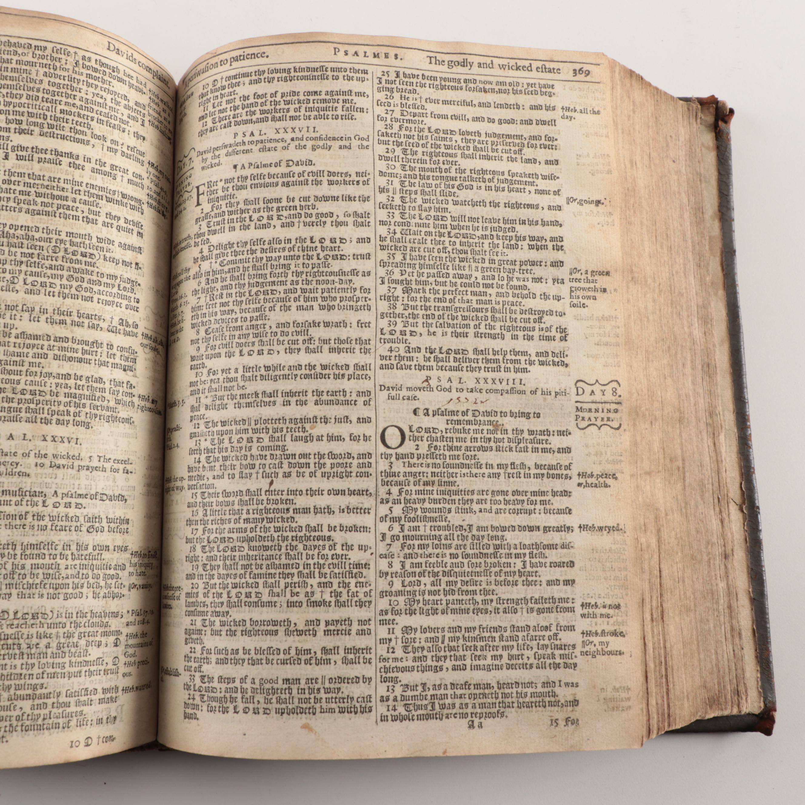 Leather Bound 1634 King James Bible