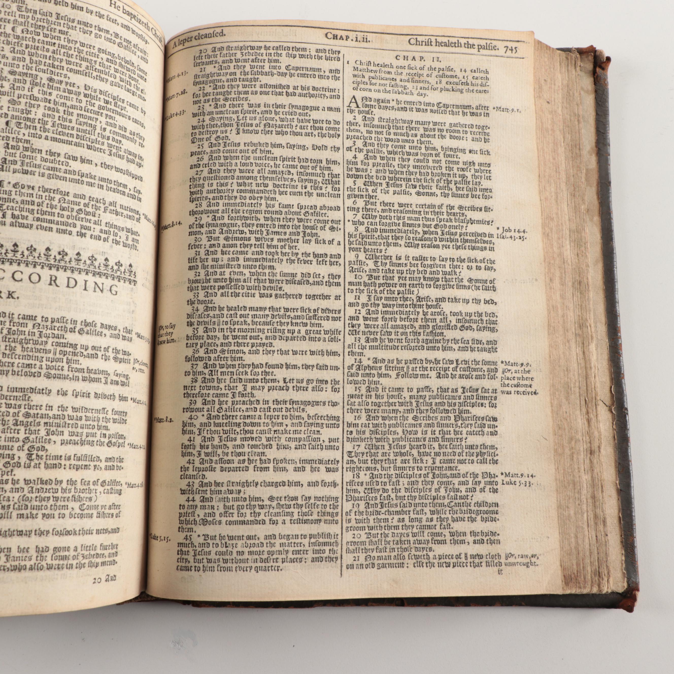 Leather Bound 1634 King James Bible