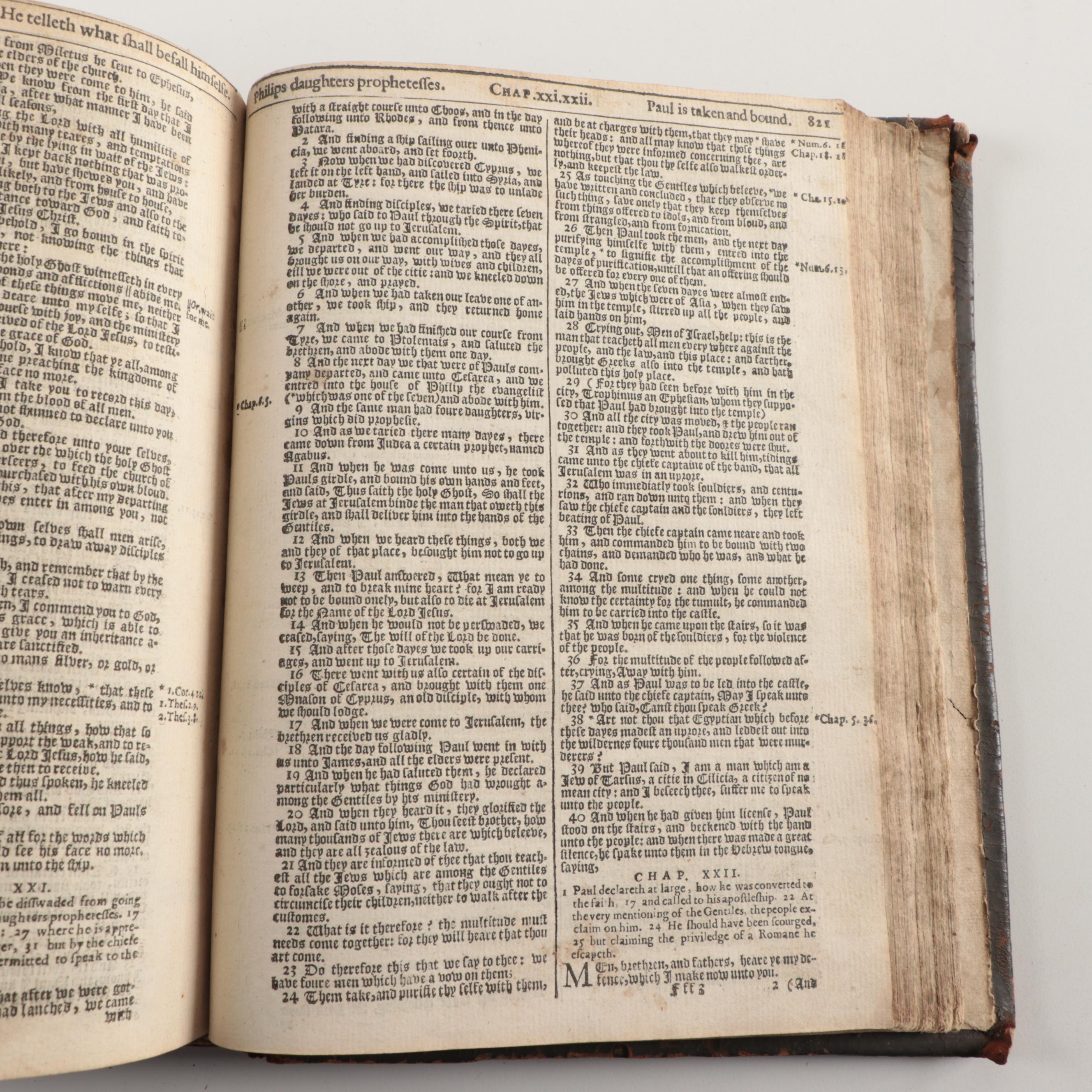 Leather Bound 1634 King James Bible