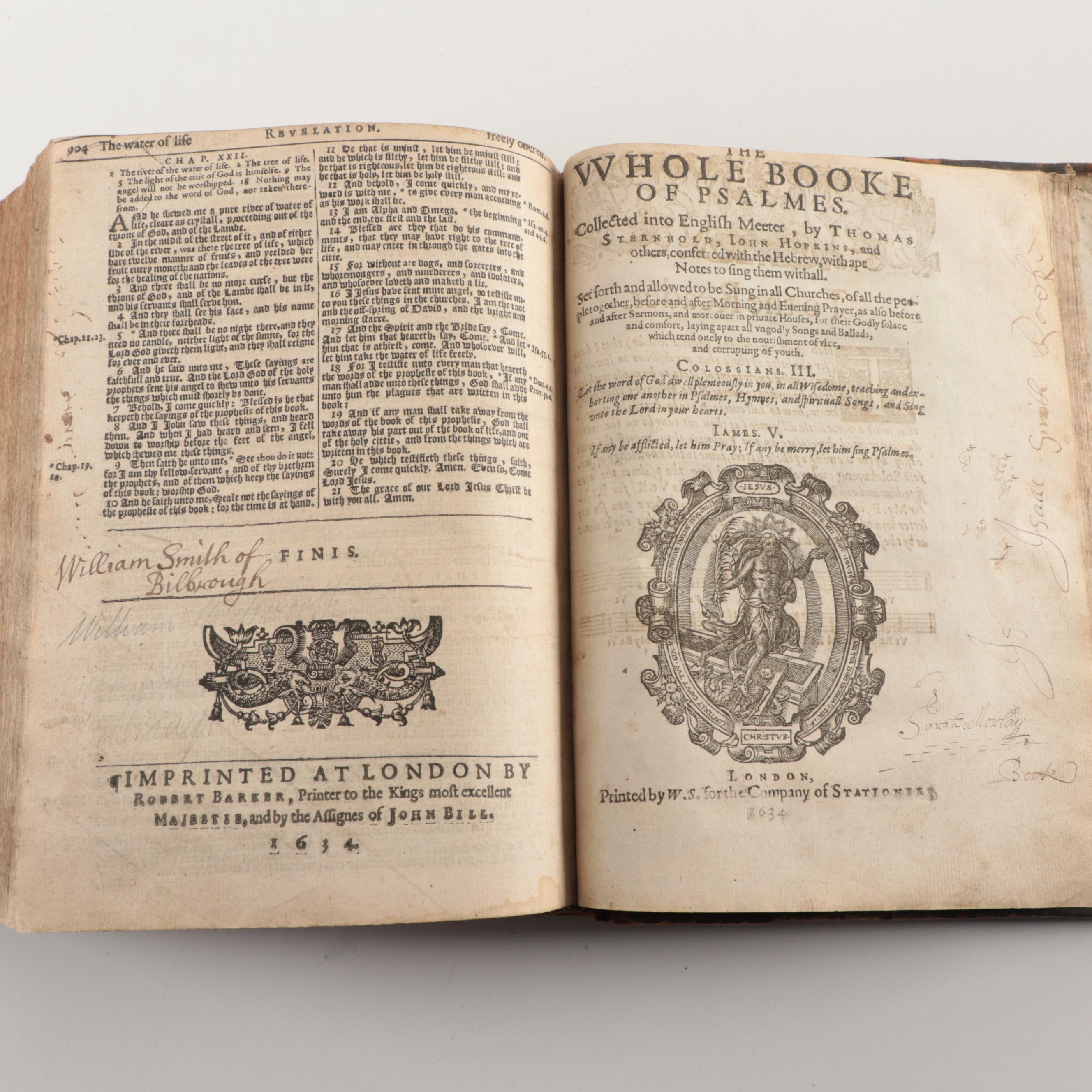 Leather Bound 1634 King James Bible
