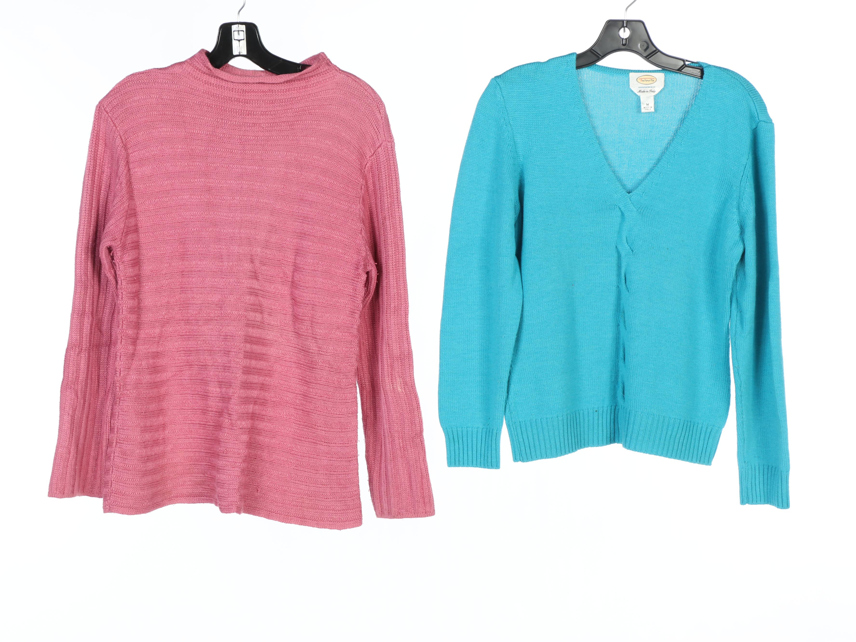 Sigrid Olsen, Talbots, and Boden Sweaters with Other Brands Dress and Silk Pants